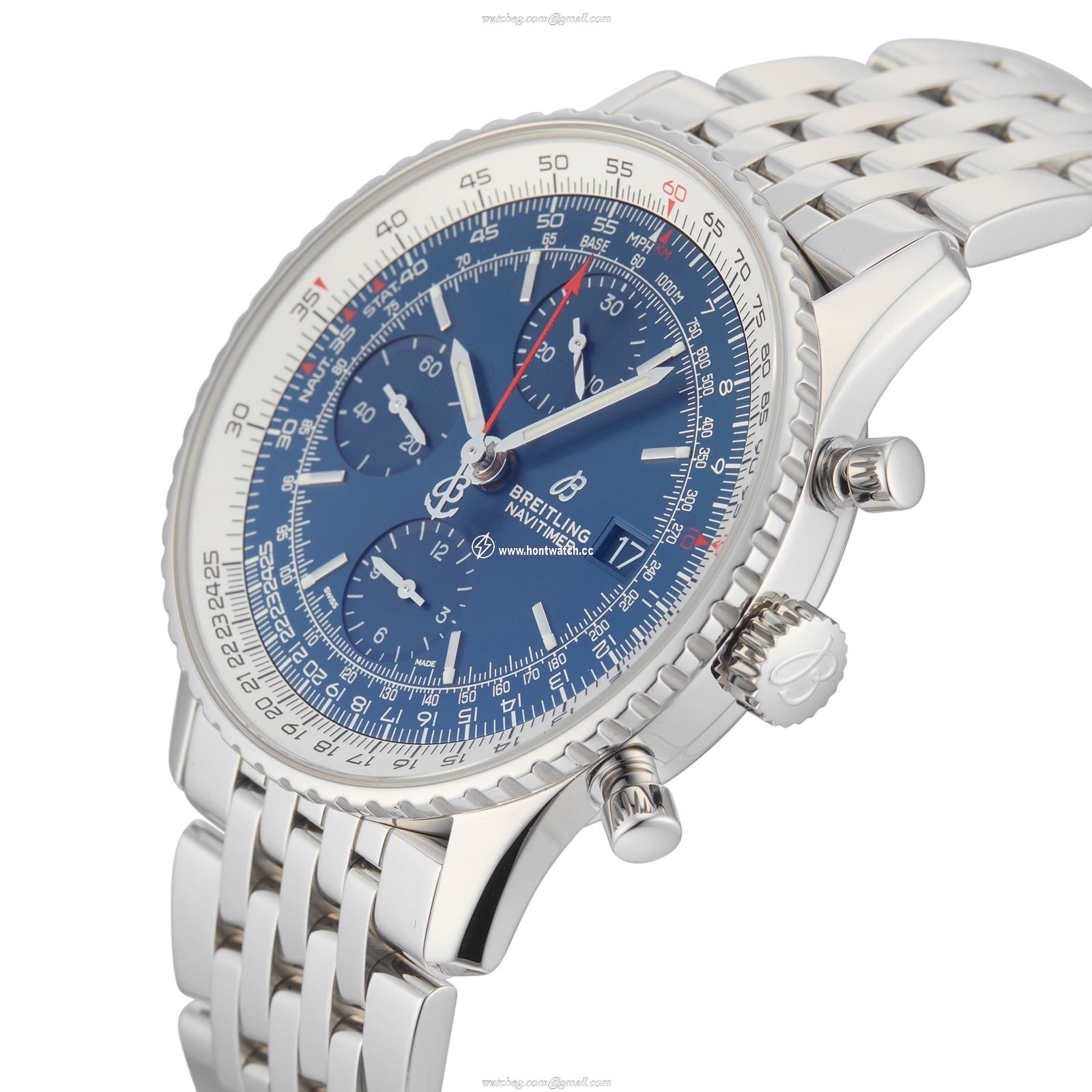 Pre-Owned Breitling Navitimer Automatic 41mm Blue Dial | Stainless Steel - Image 2