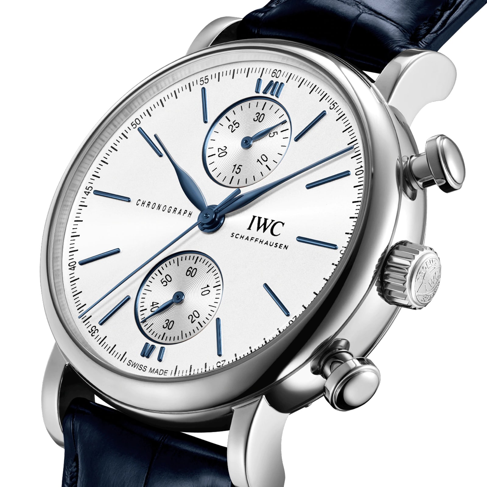 IWC Portofino IW391407 Automatic Chronograph - 39mm Stainless Steel - White Dial - Image 3