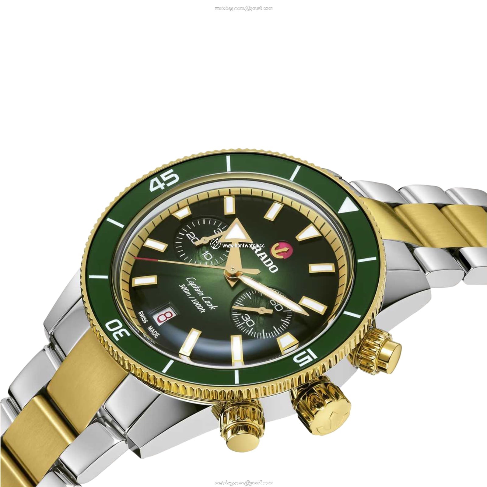 Rado Captain Cook R32151318 Automatic Green Dial - 43mm Stainless Steel - Image 2