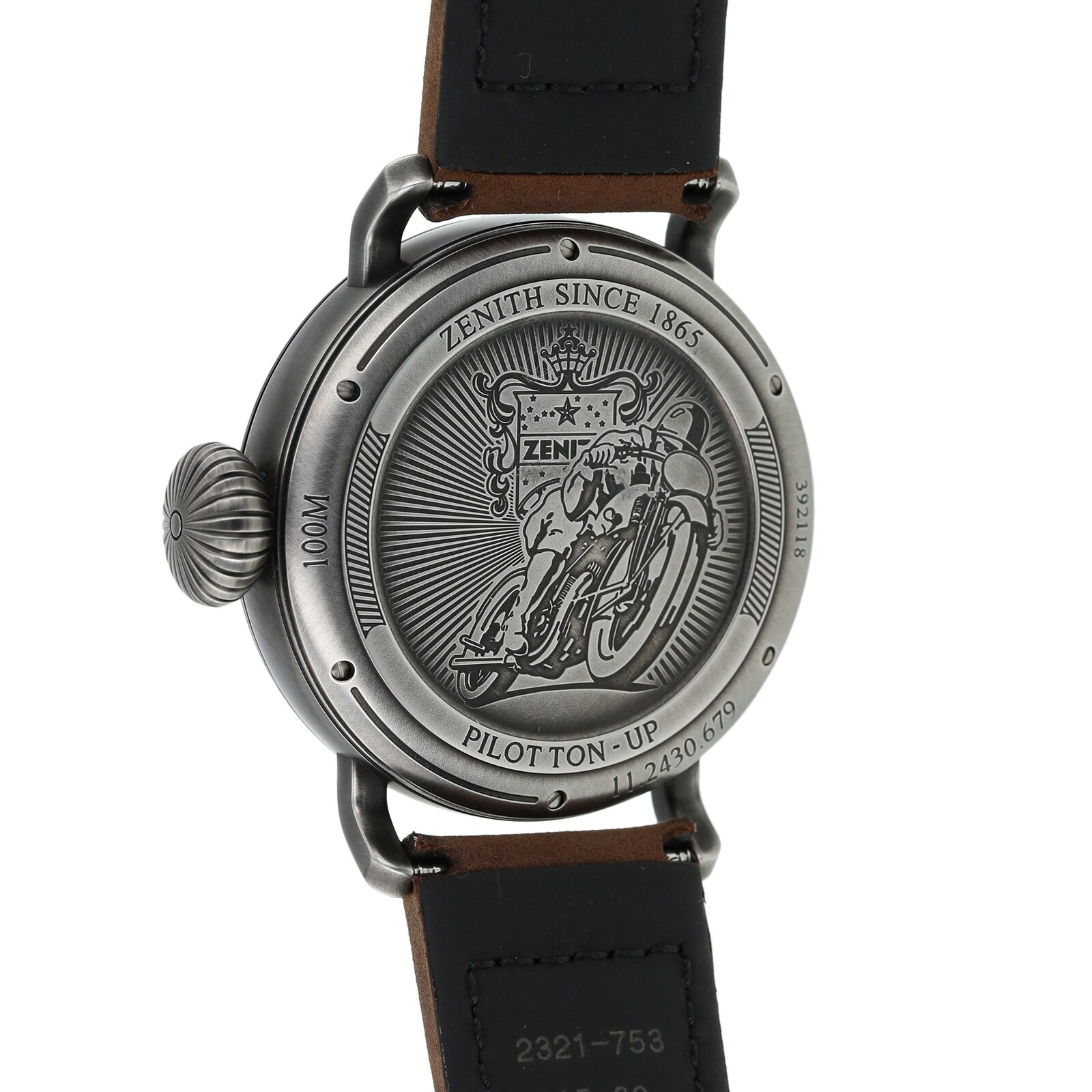 Pre-Owned Zenith Pilot Automatic Grey Dial 45mm Stainless Steel Watch - Image 4
