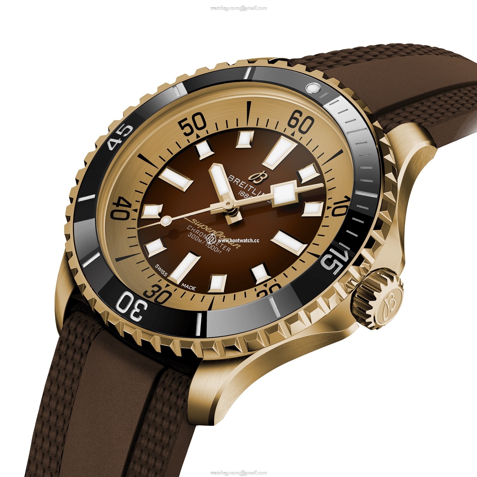Breitling Superocean Bronze 44mm Automatic Brown Dial Replica Watch - Image 2