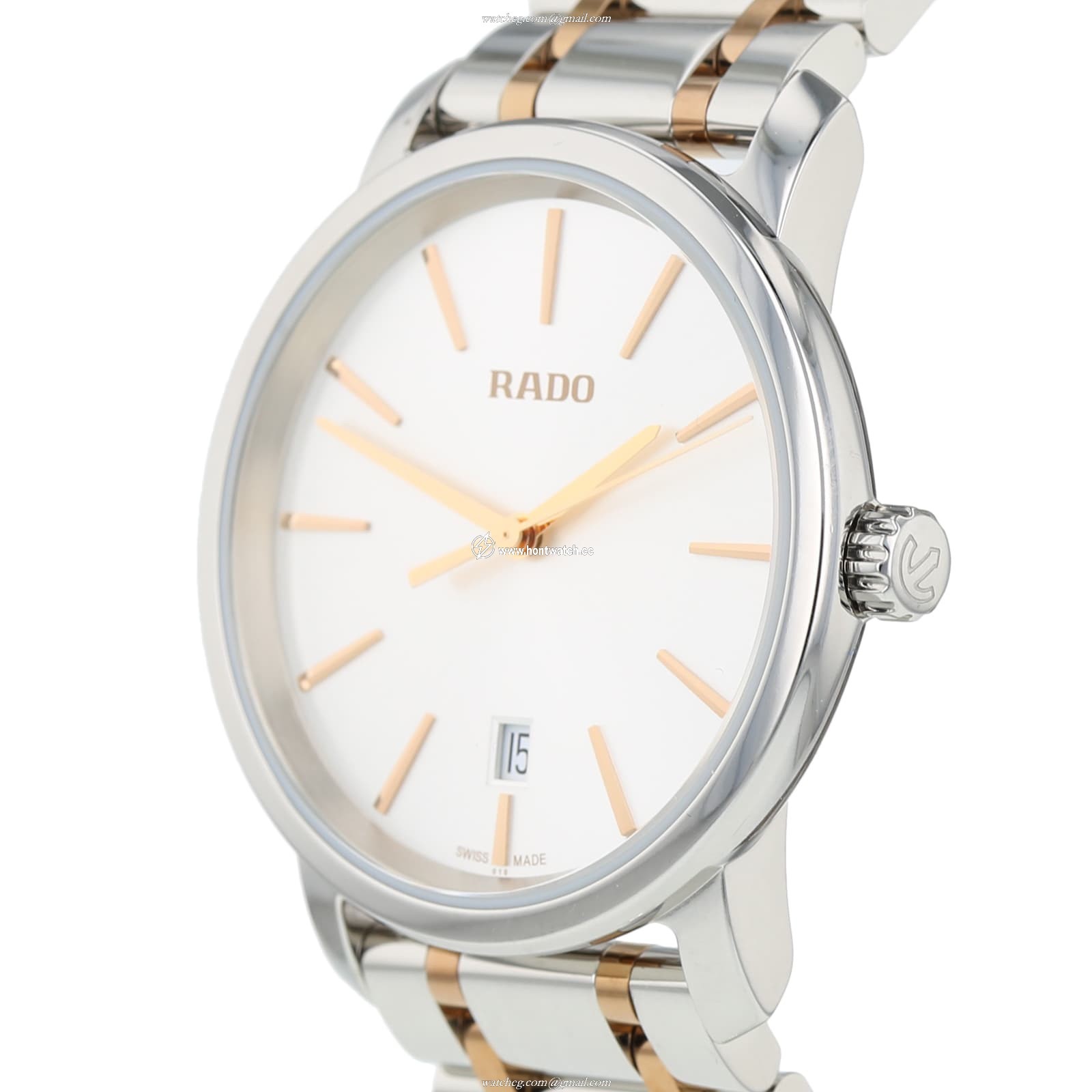 Pre-Owned Rado DiaMaster Mens Watch - 40mm Silver Dial Quartz - Image 2