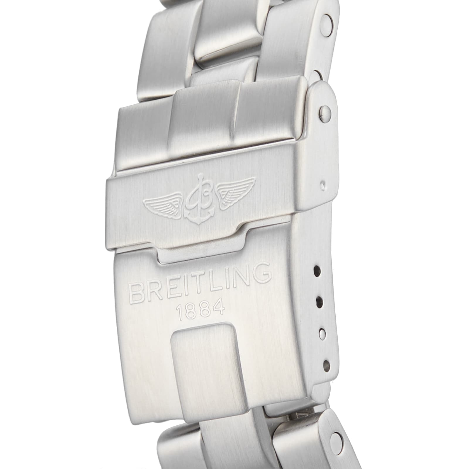 Pre-Owned Breitling B-2 Chronograph 44mm Automatic Silver Dial Watch - Image 3