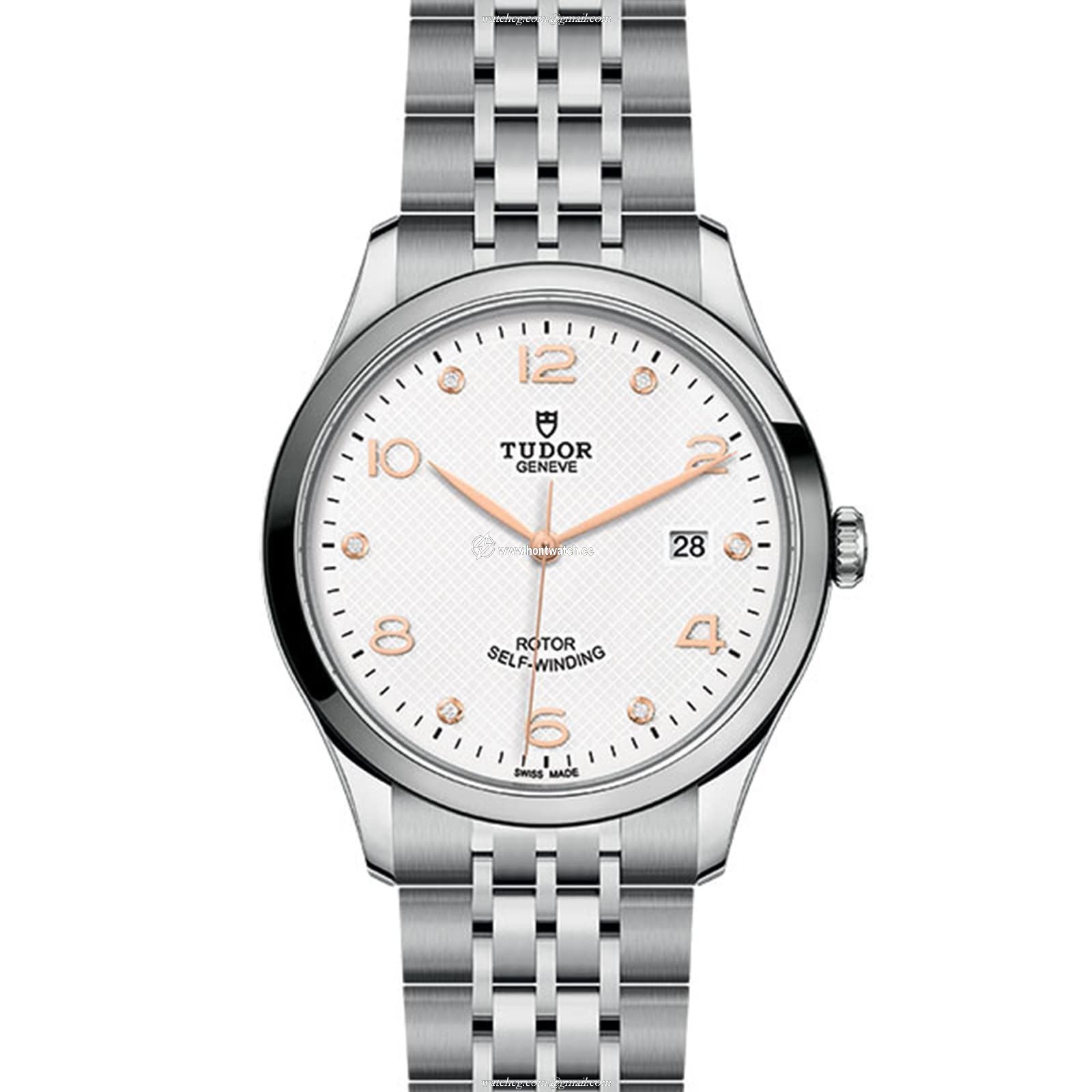 Tudor 1926 M91650-0013 - 41mm Automatic Watch - White Dial & Steel Bracelet - Image 2