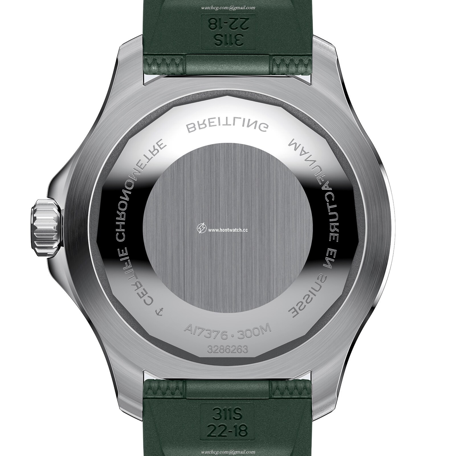 Breitling Superocean Automatic 44mm - Green Dial - Stainless Steel & Rubber Strap - Image 2