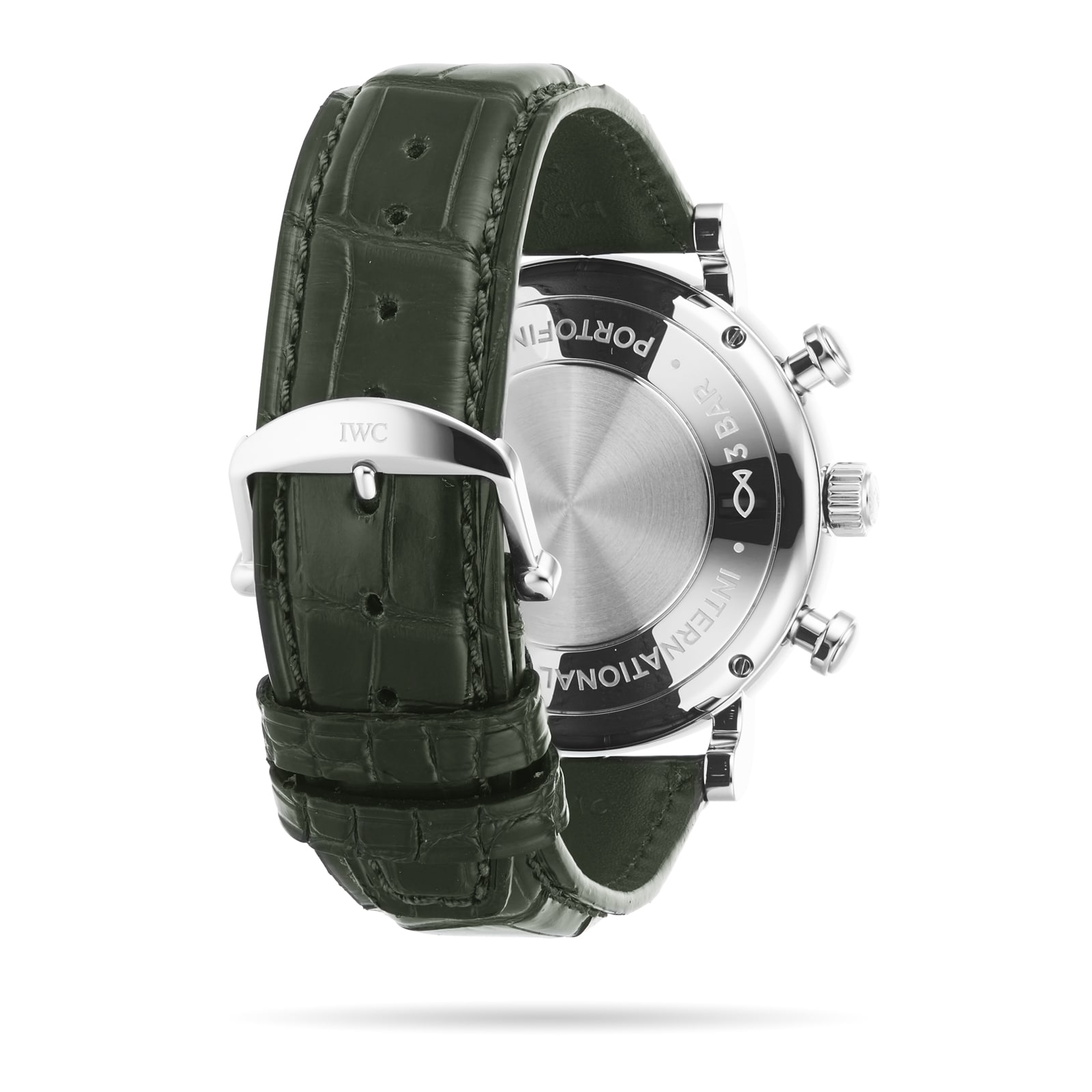 IWC Portofino IW391405 Automatic Chronograph - 39mm Stainless Steel Green Dial - Image 3