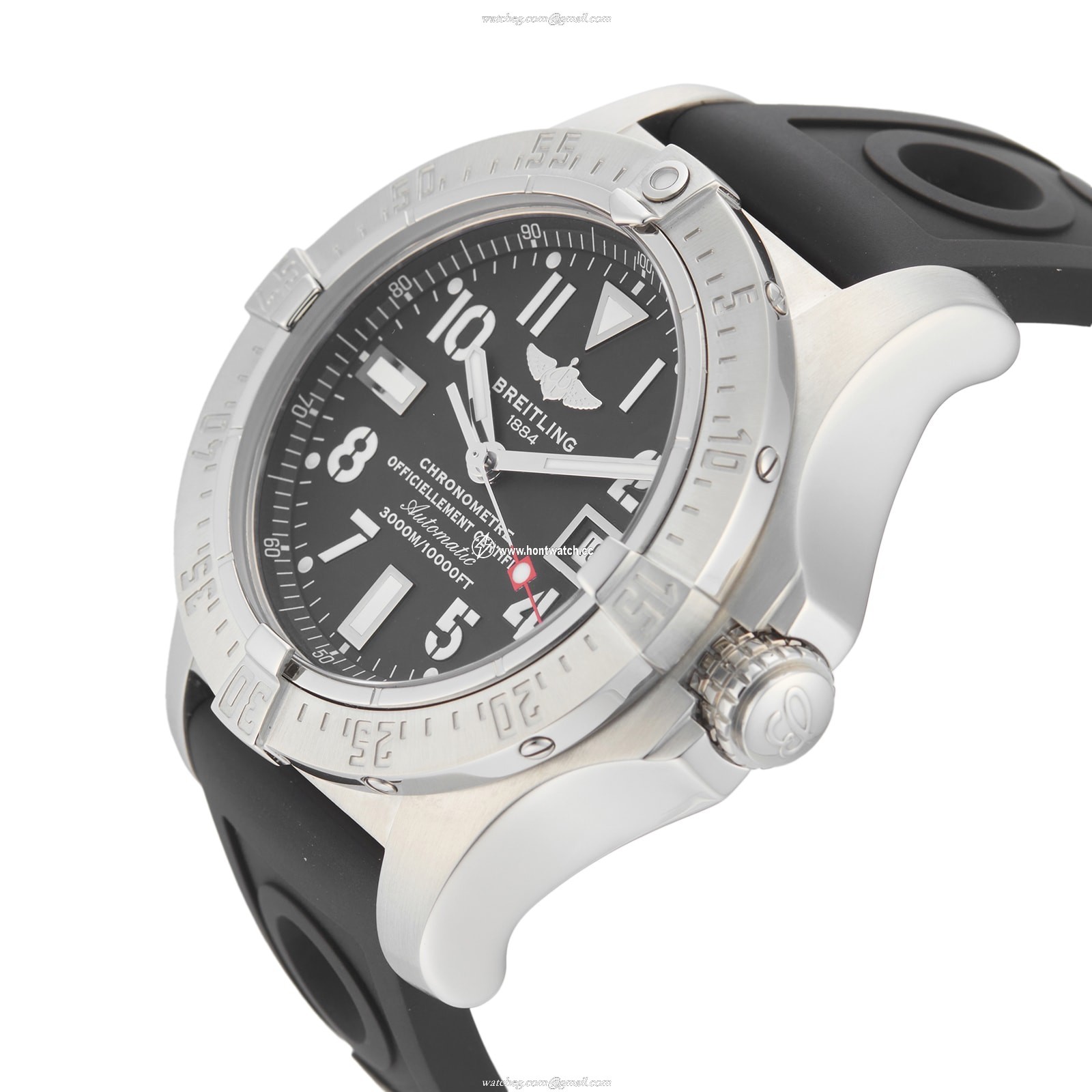 Breitling Avenger A17330 | 45mm Stainless Steel Automatic | Black Dial - Image 2