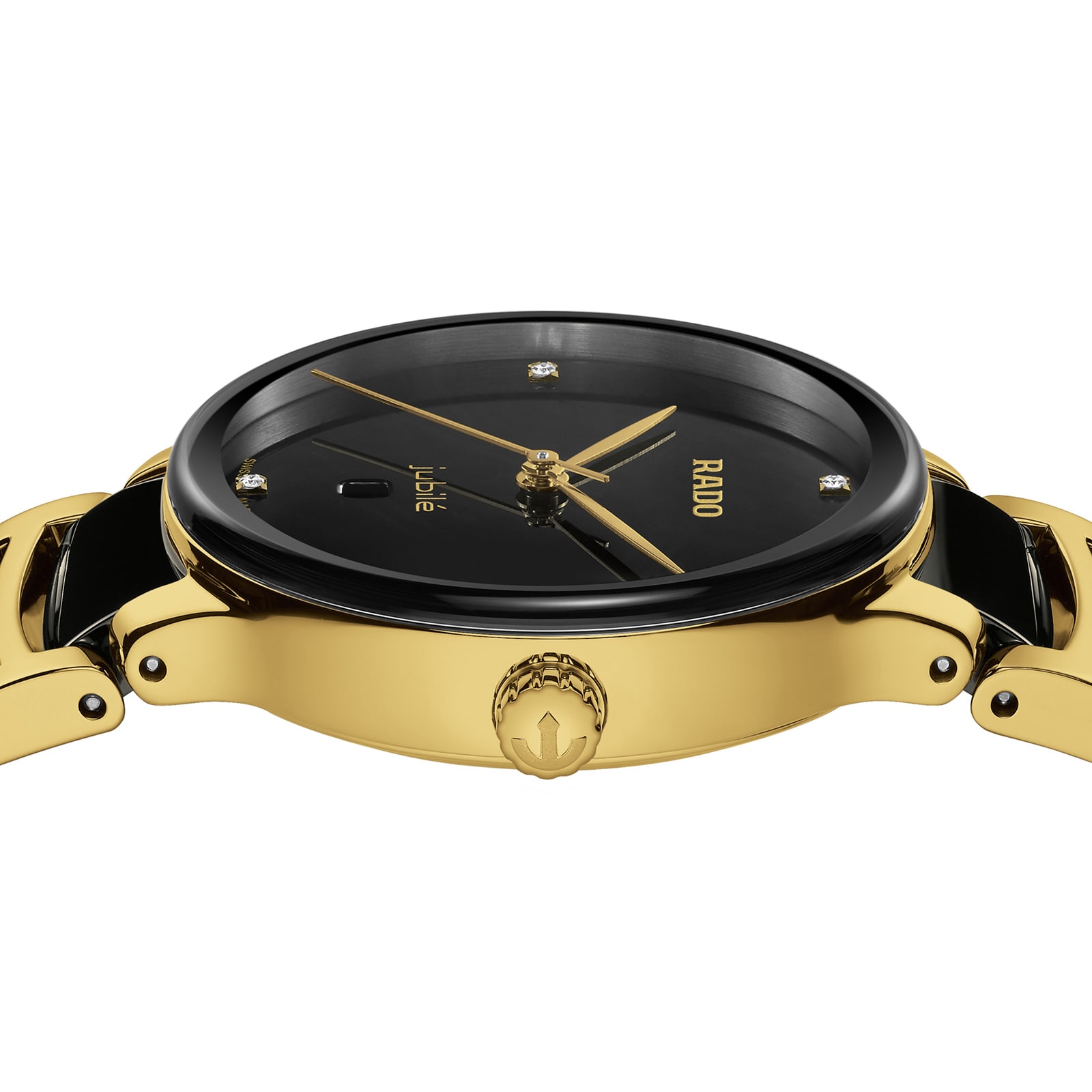 Rado Centrix R30025712 | Black Dial | 30mm Stainless Steel | Quartz Watch - Image 3