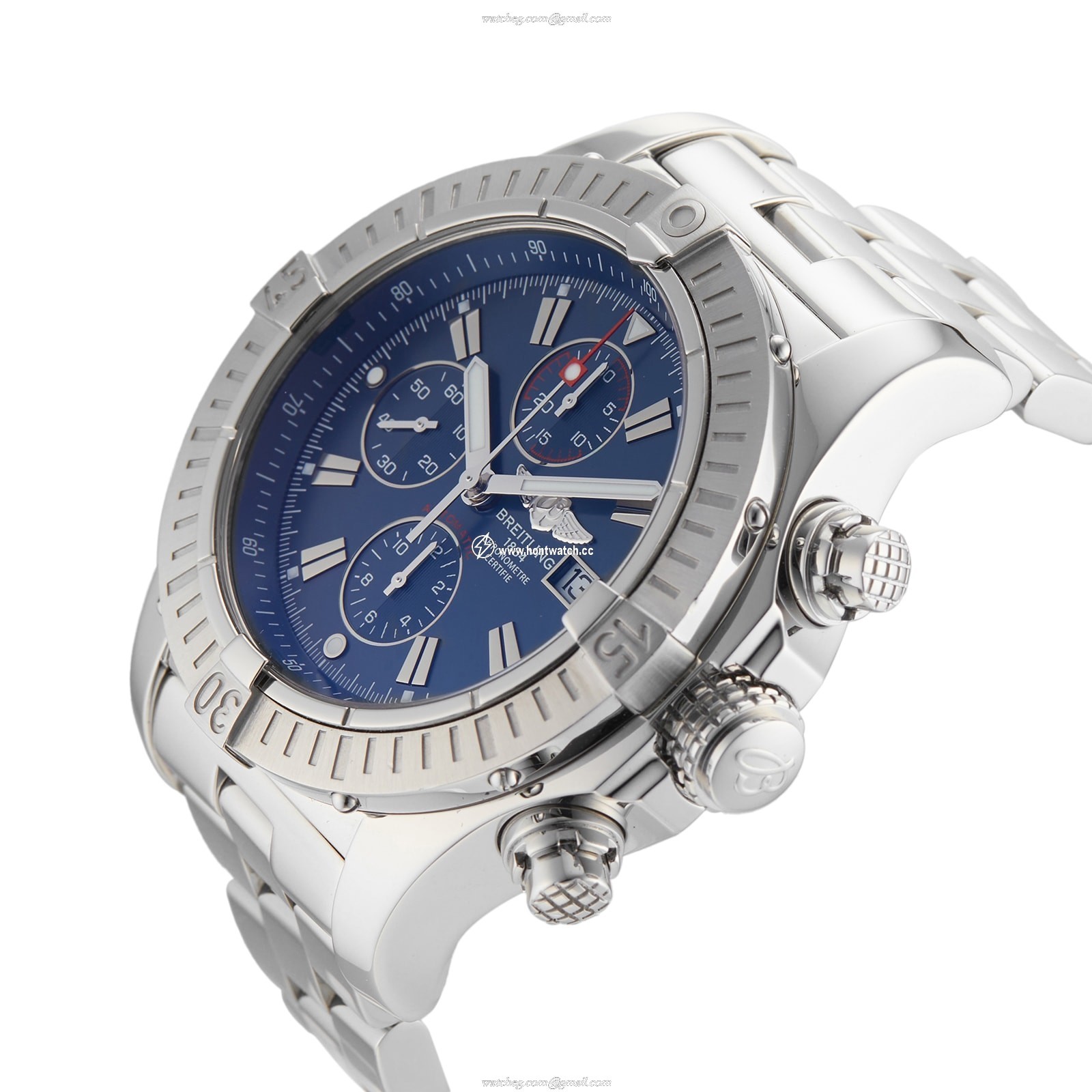 Breitling Super Avenger A13370 | 48mm Blue Dial | Automatic | Stainless Steel - Image 2