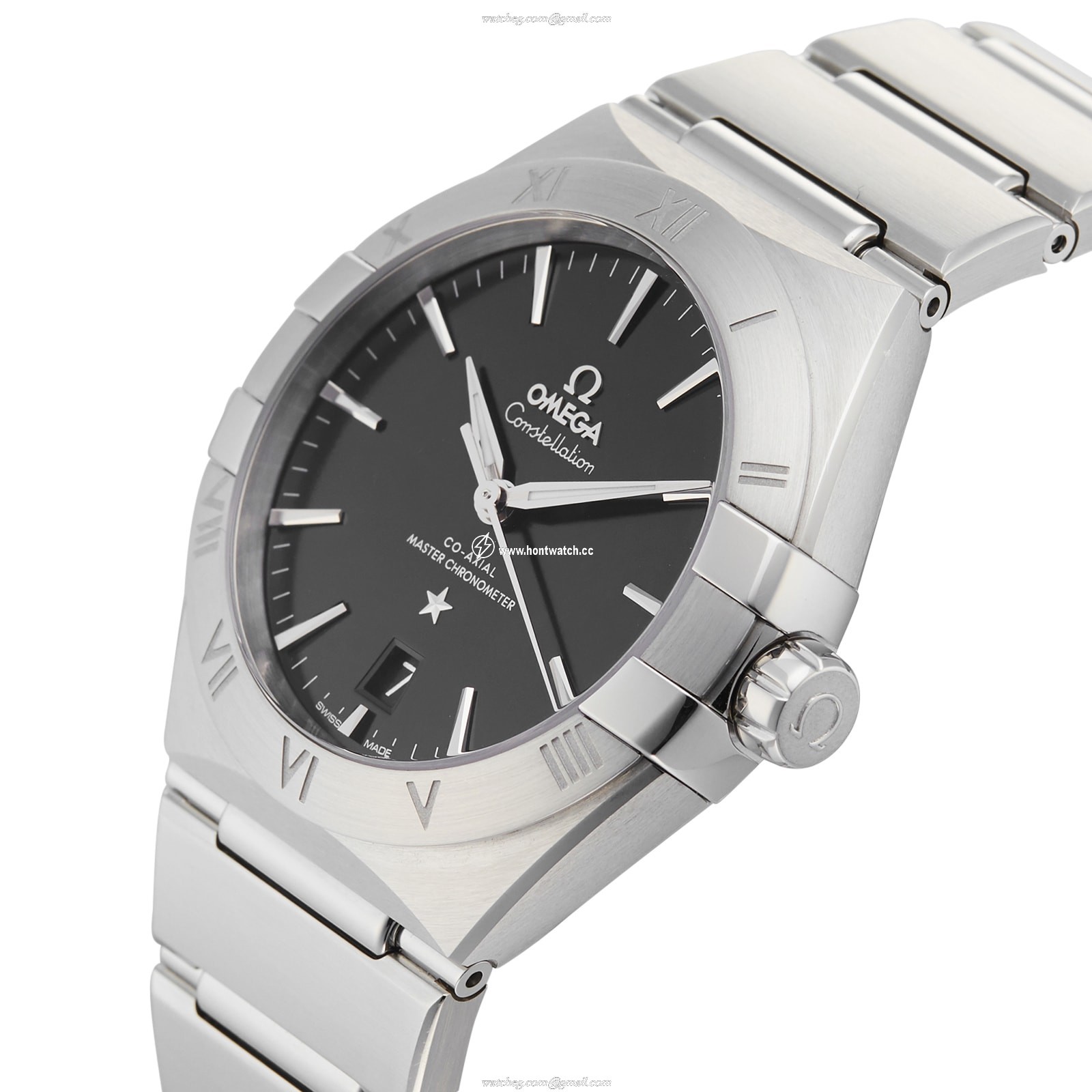 Omega Constellation Automatic Black Dial 39mm Stainless Steel Watch - Image 2