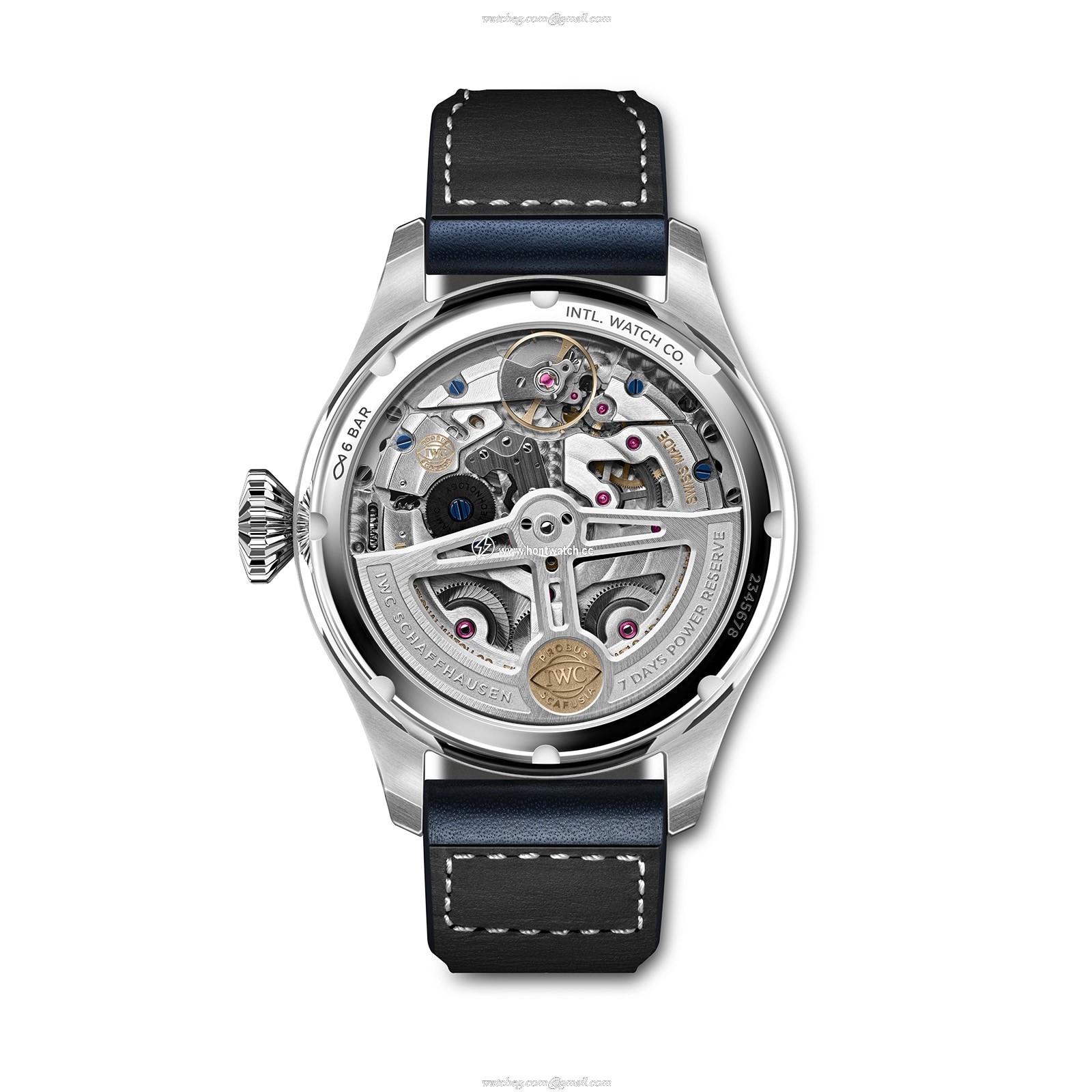 IWC Pilot IW503605 Automatic Watch - 46mm Stainless Steel - Blue Dial - Image 2
