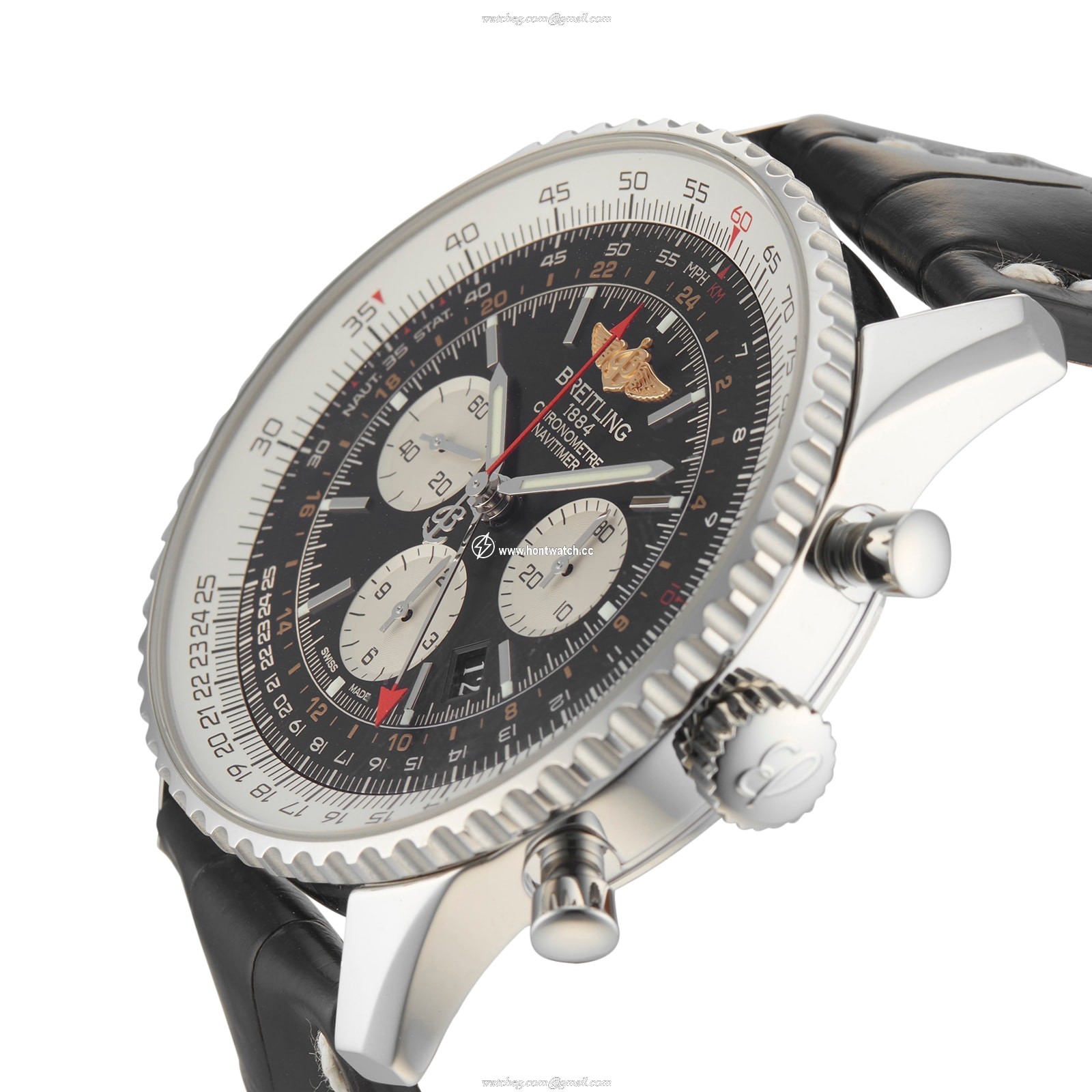 Pre-Owned Breitling Navitimer GMT 48 | Automatic Chronograph | Black Dial - Image 2