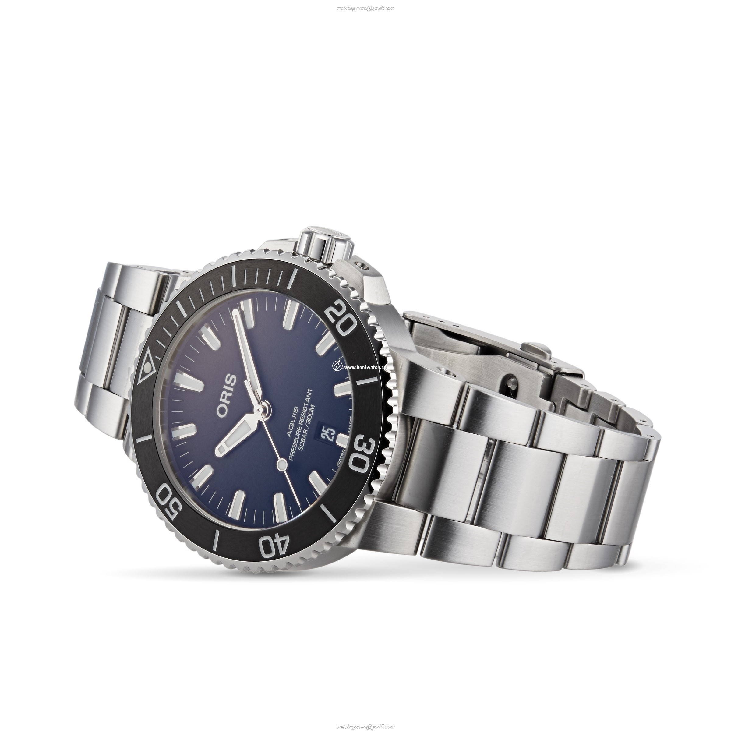 Oris Diving Automatic Watch - 43.5mm Stainless Steel - Black Dial - 300M Water Resistant - Image 2