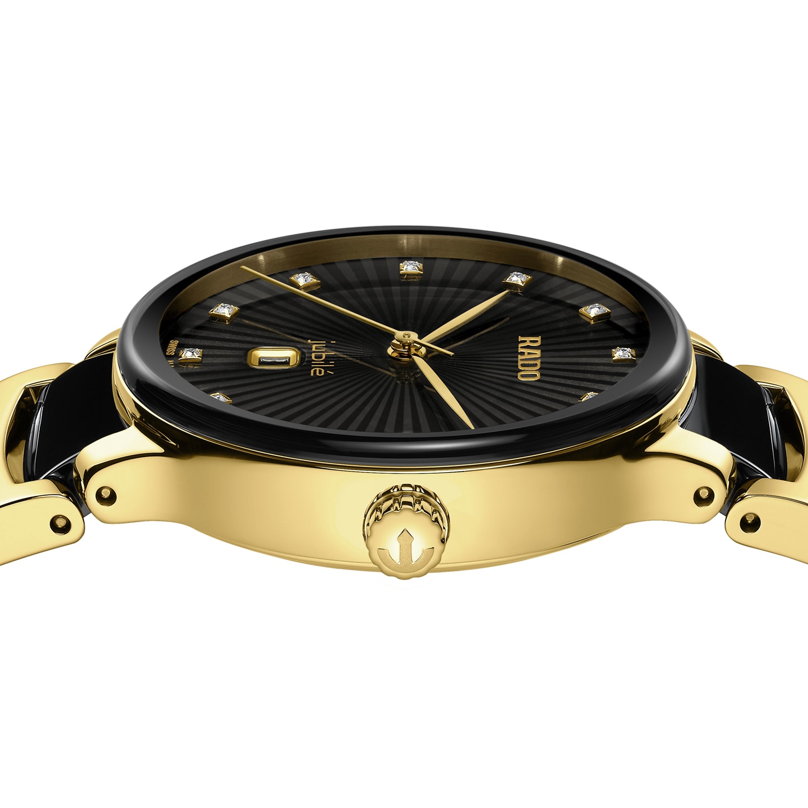 Rado Centrix R30025742 | Black Dial | 30mm Stainless Steel Quartz Watch - Image 3