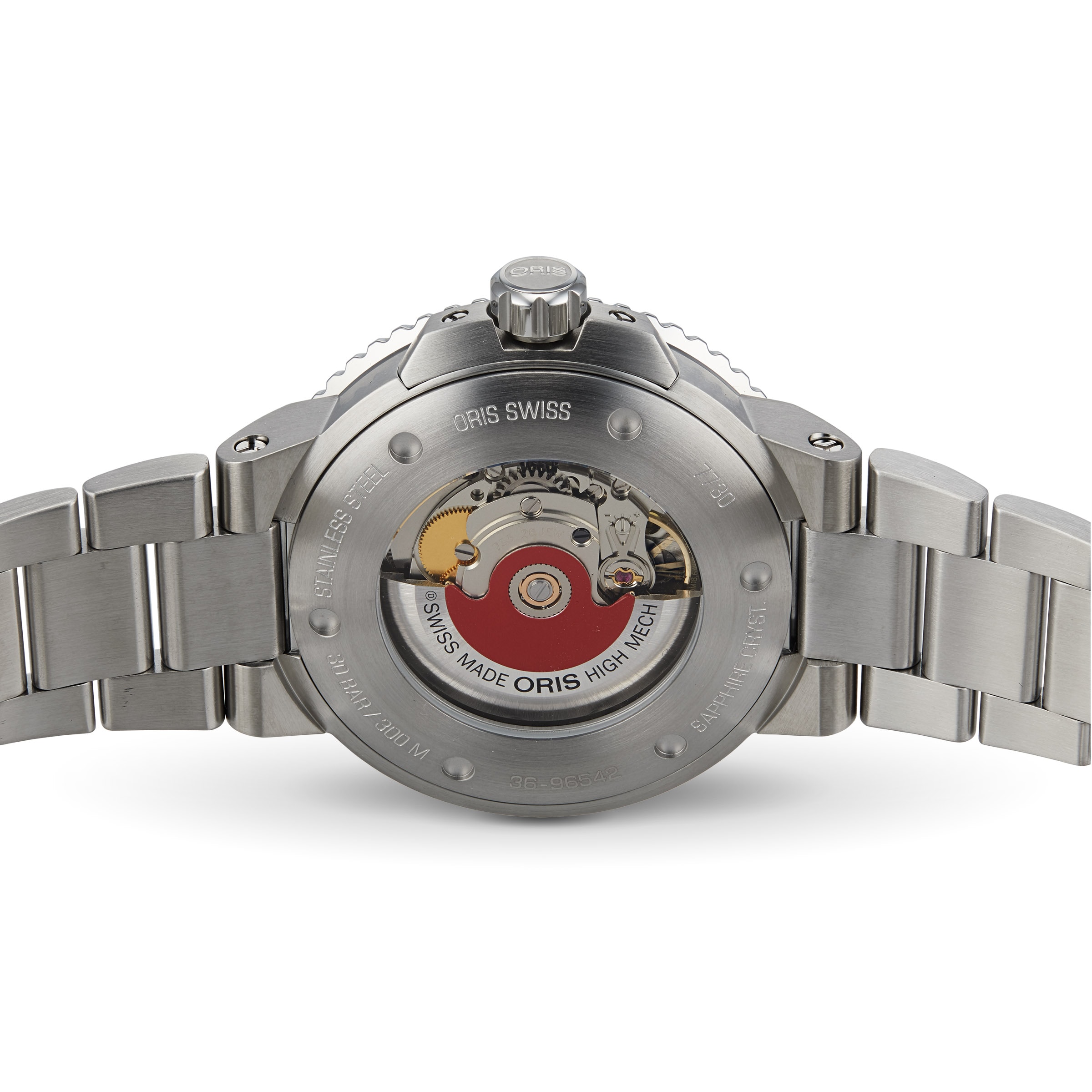 Oris Diving Automatic Watch - 43.5mm Stainless Steel - Black Dial - 300M Water Resistant - Image 4