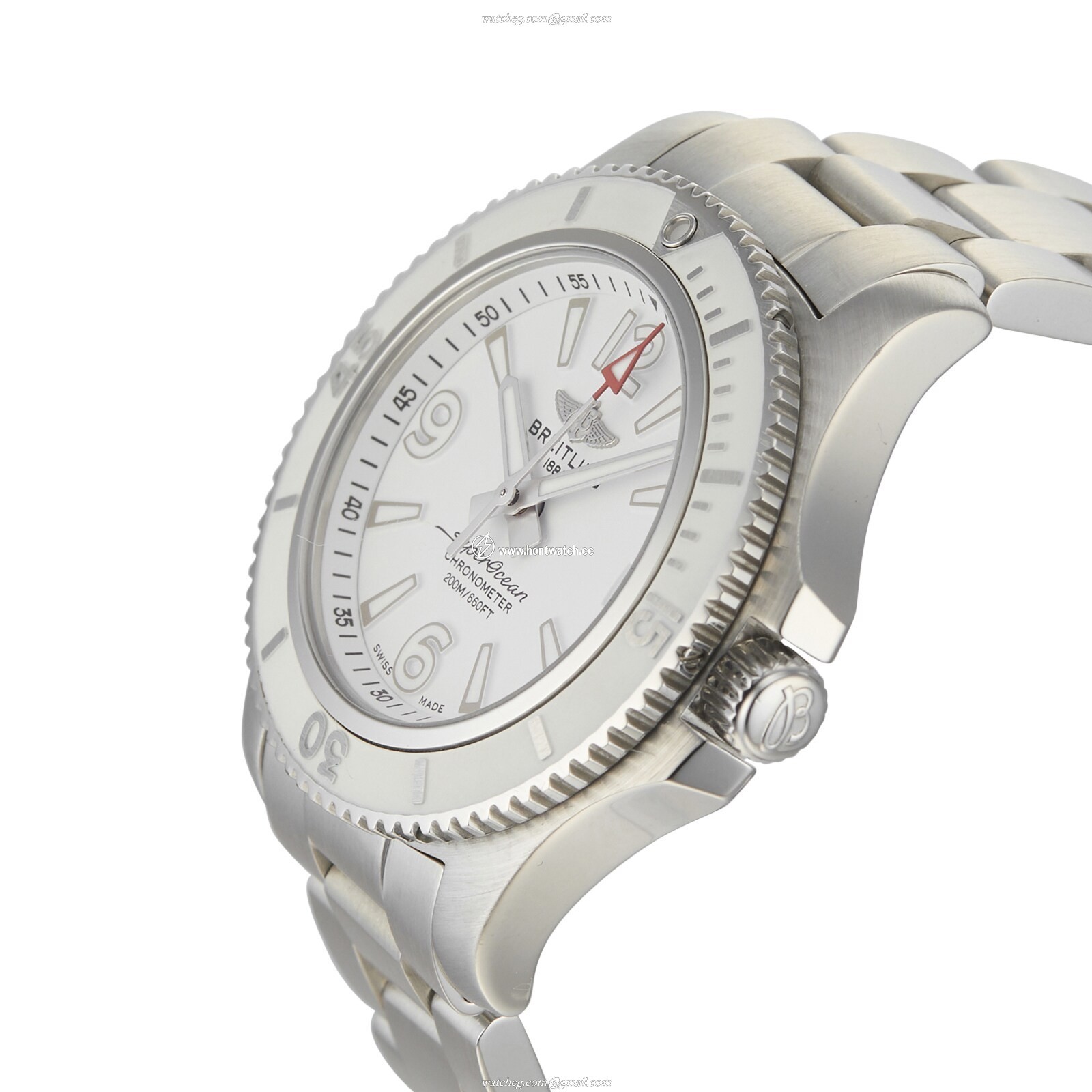 Breitling Superocean 36mm Automatic Watch - White Dial | Stainless Steel - Image 2