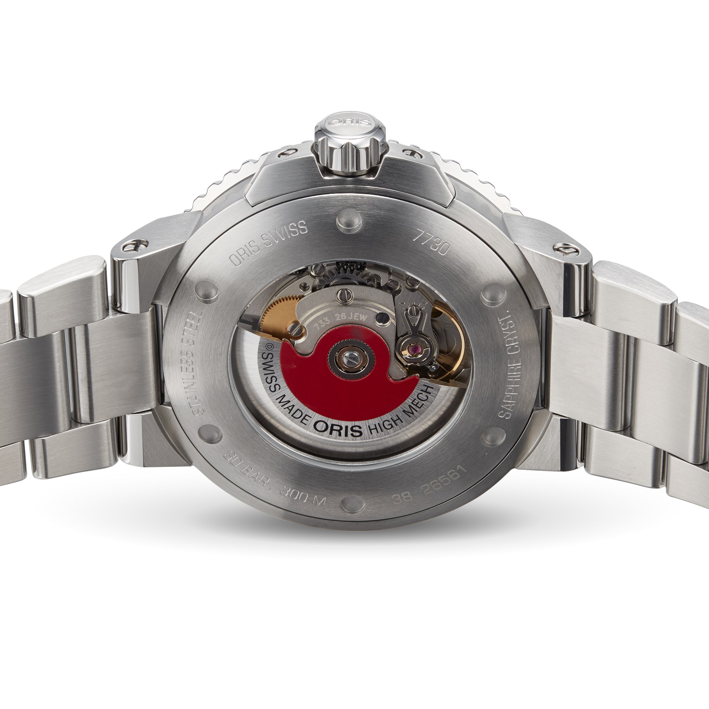 Oris Aquis Automatic Blue Diving Watch - 43.5mm Stainless Steel - 300M Water Resistant - Image 4