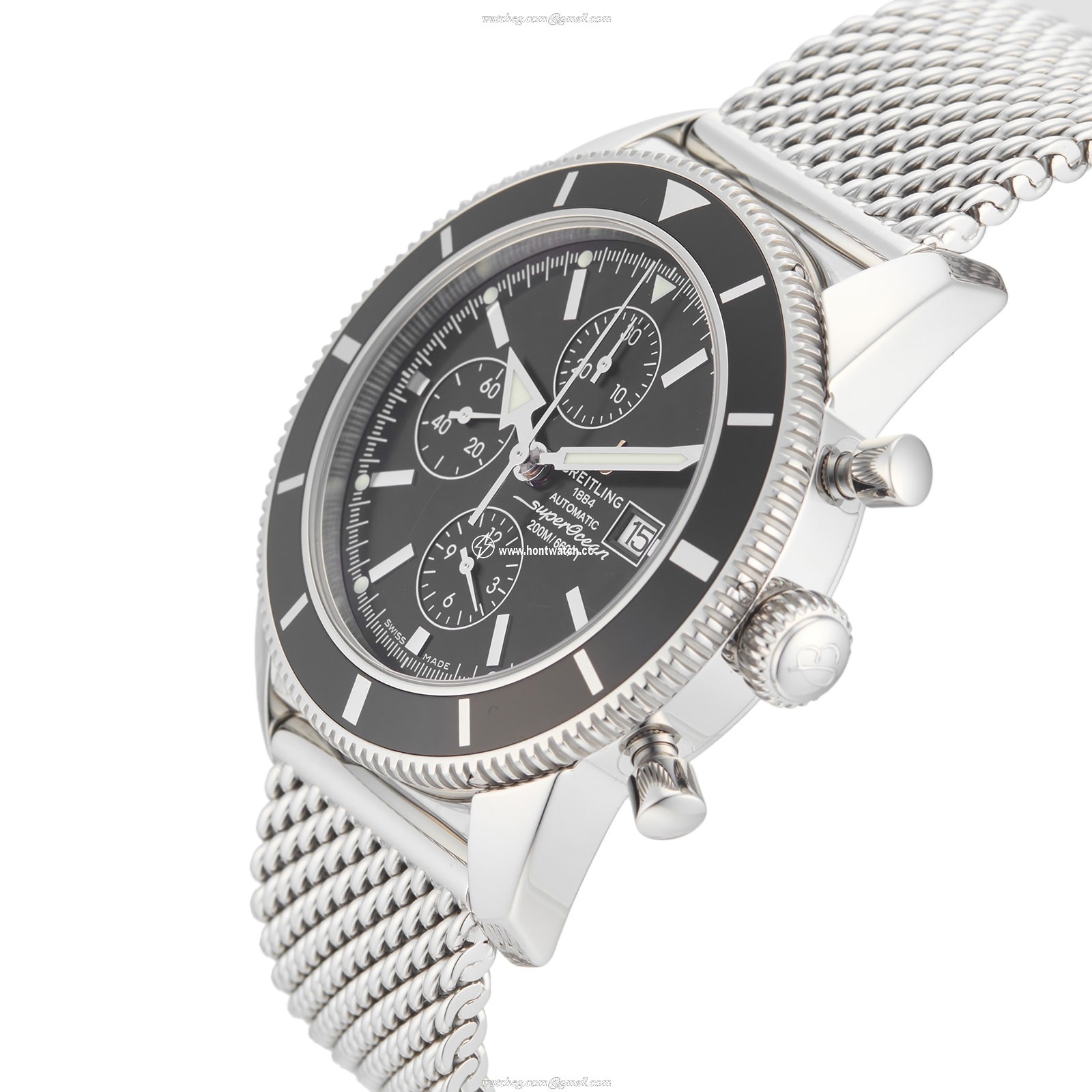 Breitling Superocean Heritage 46 Automatic Watch - Black Dial | 46mm Stainless Steel - Image 2