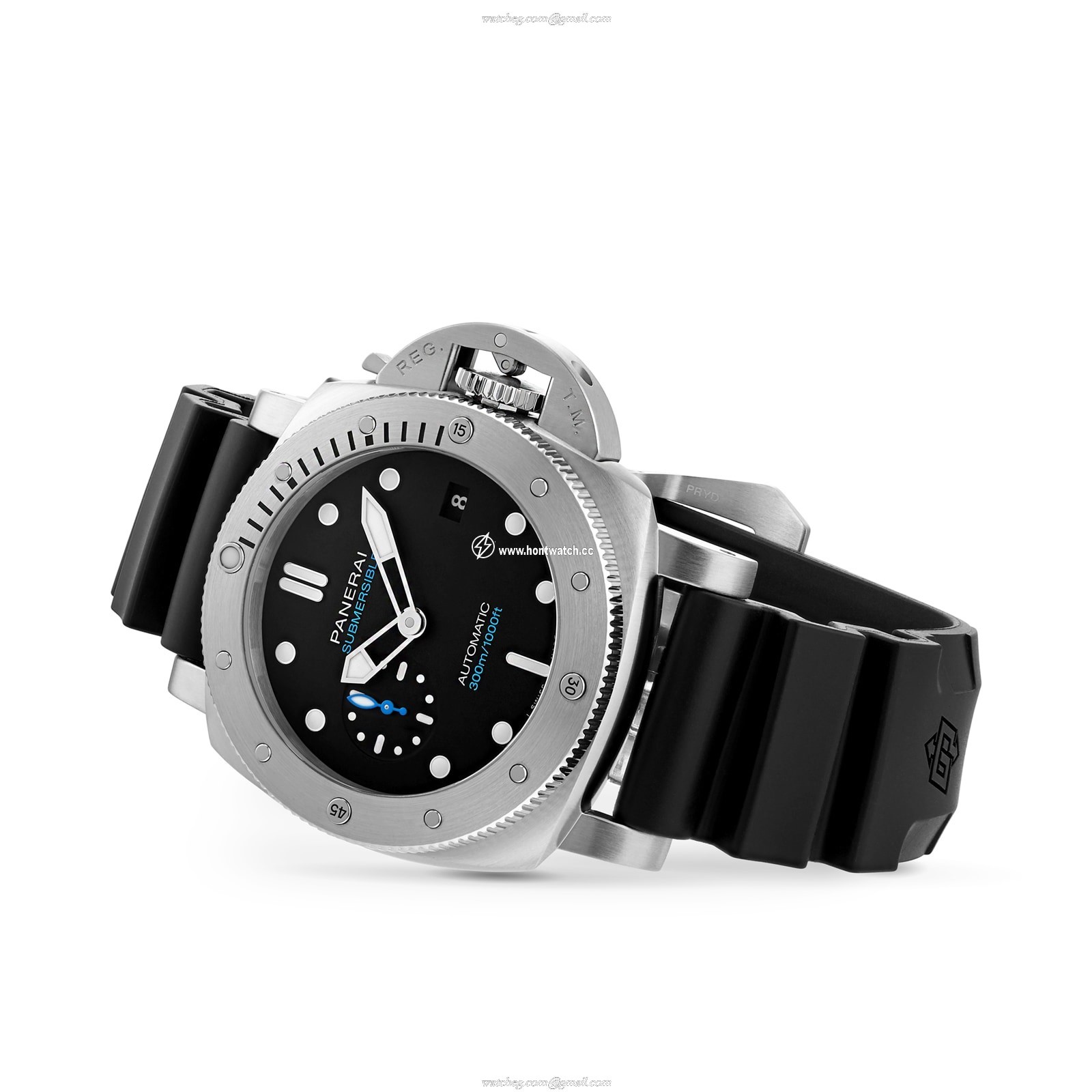 Panerai Submersible PAM00973 - 42mm Automatic Black Dial - 300M Water Resistant - Image 2