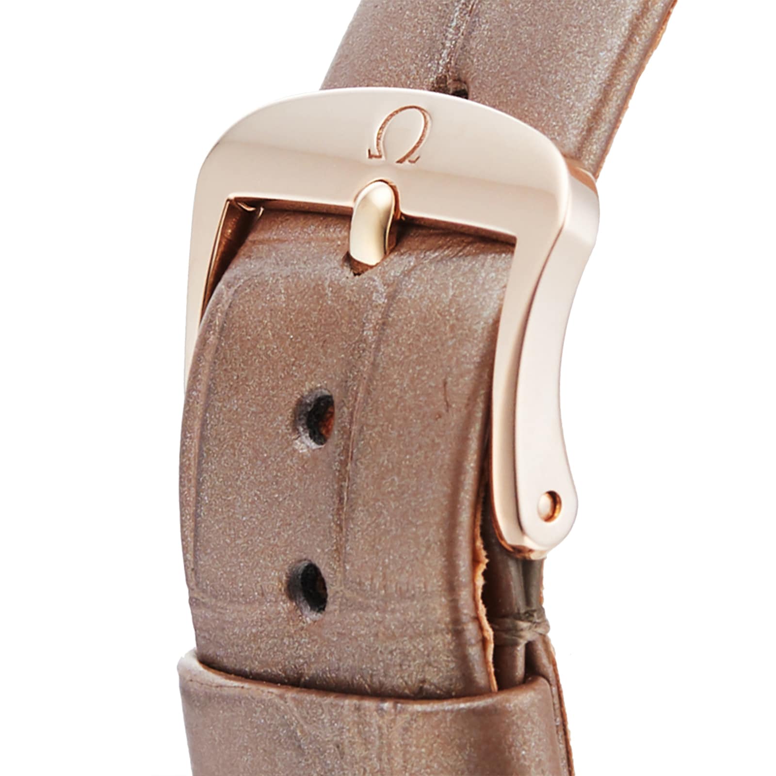 Pre-Owned Omega De Ville Ladies Watch - 36mm Rose Gold, Quartz, Brown Dial - Image 3