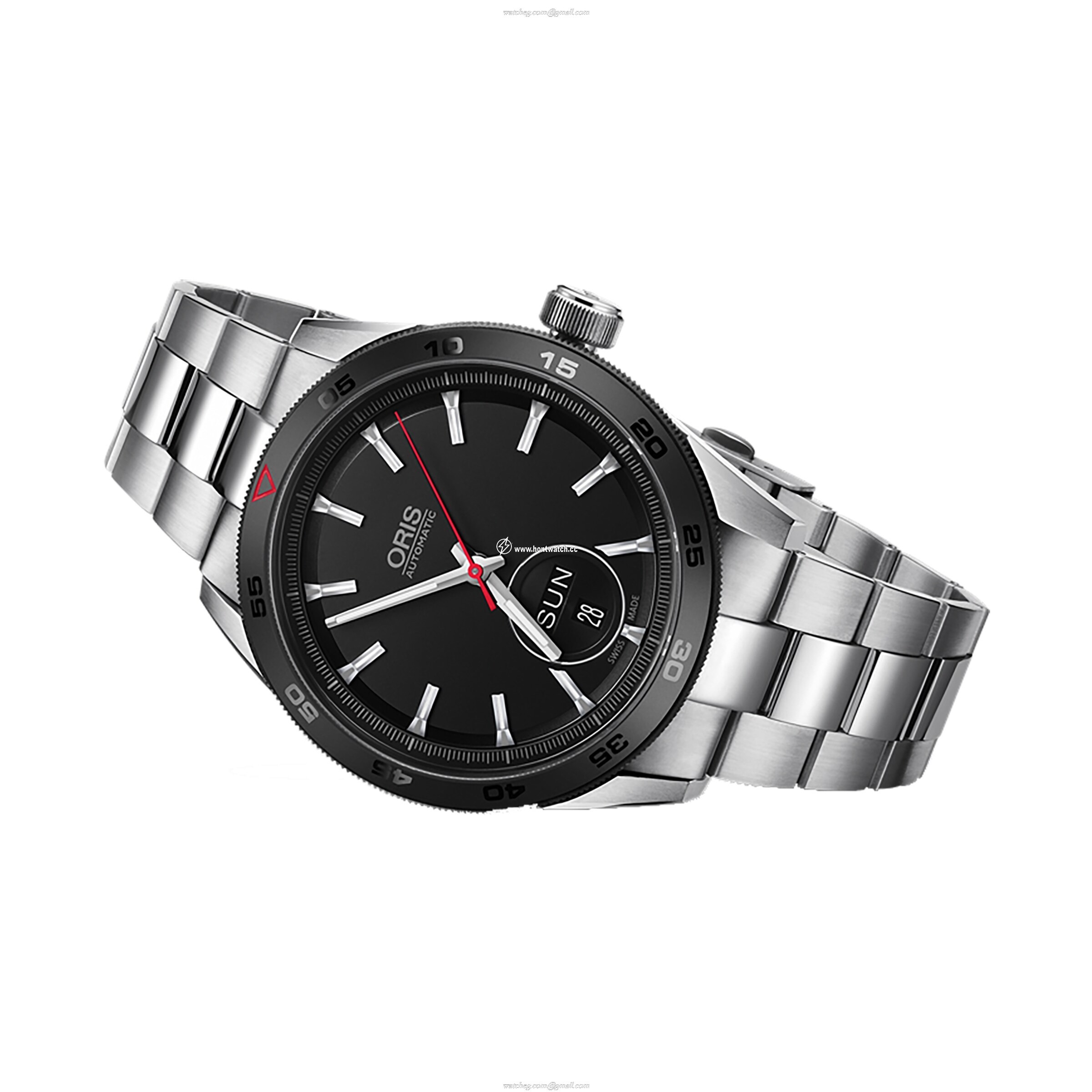 Oris Motor Sport Automatic Watch - 42mm Black Dial - Stainless Steel - Image 2