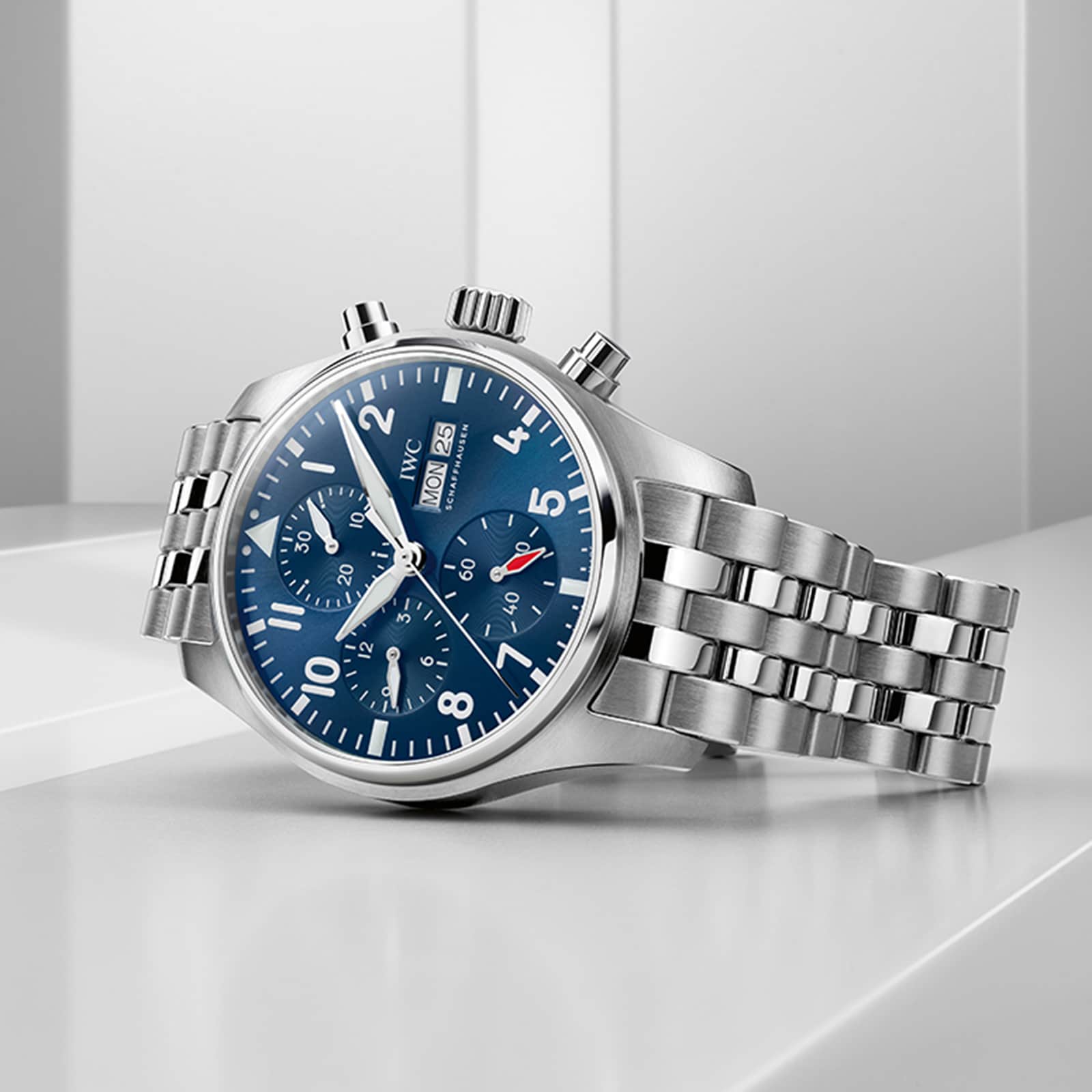 IWC Pilot IW388102 Automatic Chronograph - 41mm Stainless Steel Blue Dial - Image 4