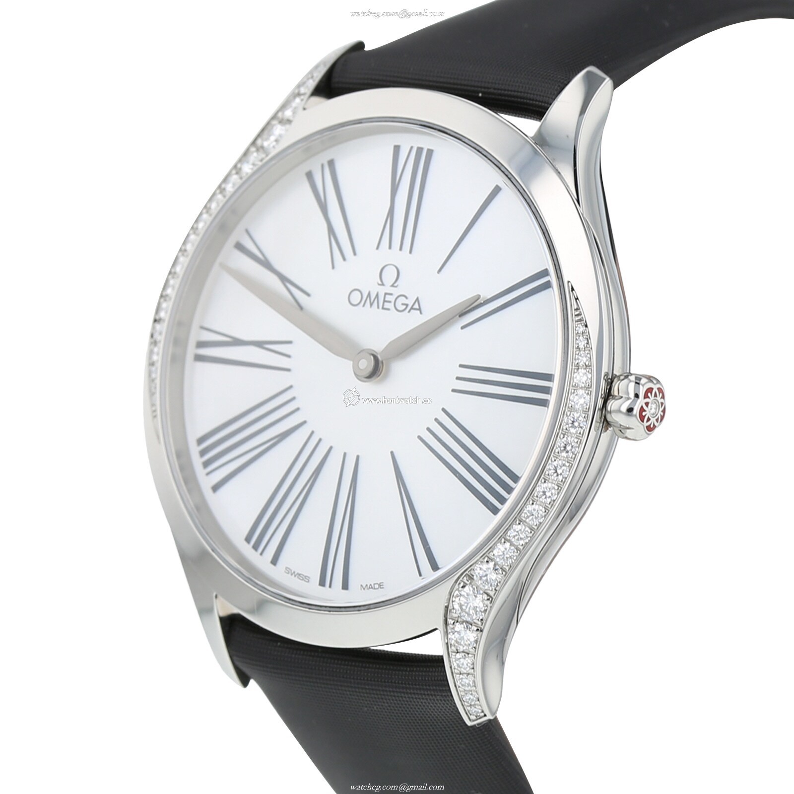Omega De Ville Ladies Watch - 36mm Stainless Steel - Mother of Pearl Dial - Image 2