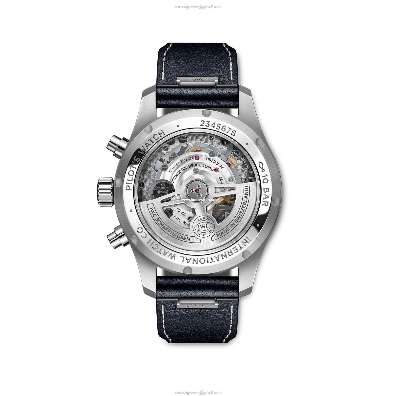 IWC Pilot IW388101 Automatic Chronograph - 41mm Stainless Steel | Blue Dial - Image 2