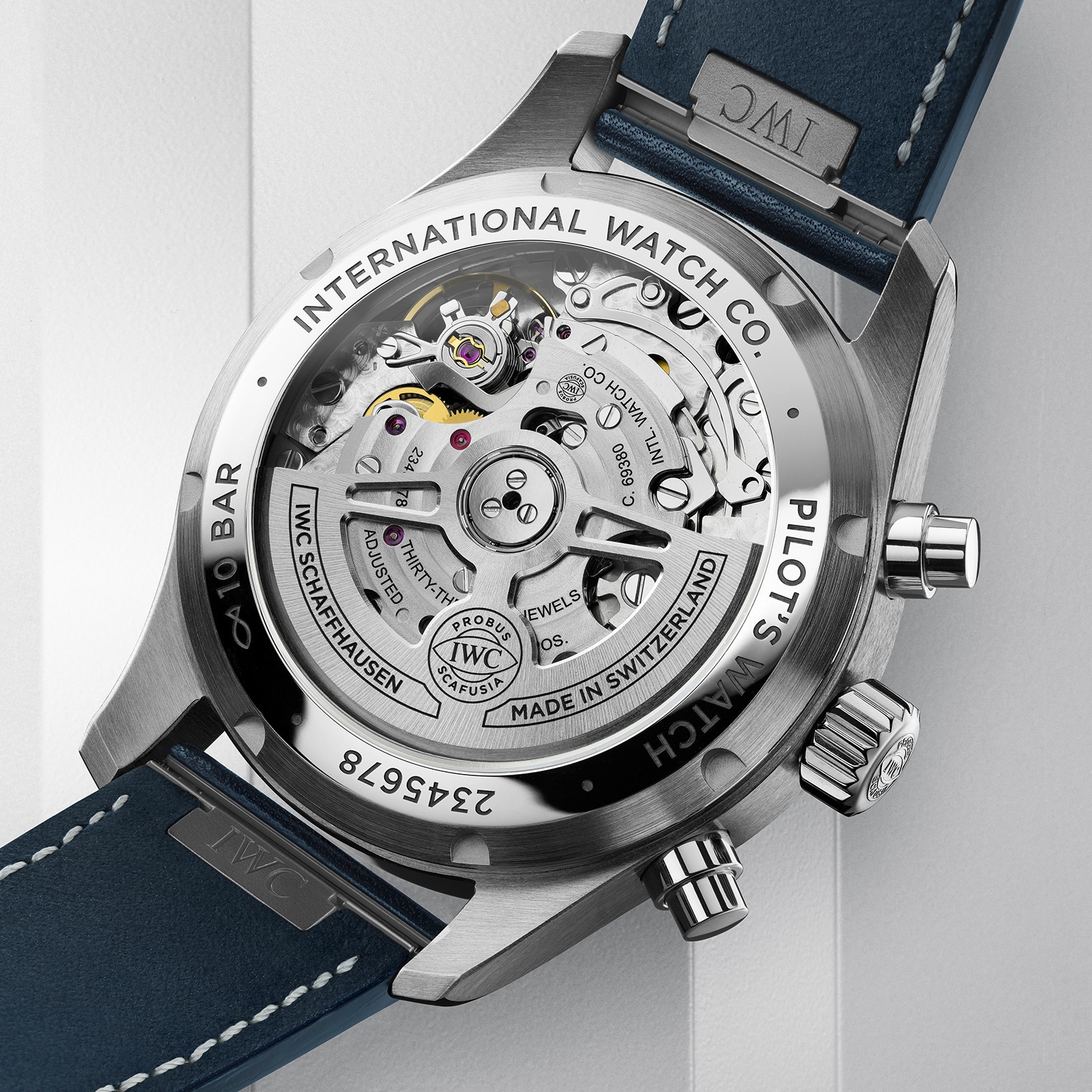 IWC Pilot IW388101 Automatic Chronograph - 41mm Stainless Steel | Blue Dial - Image 4