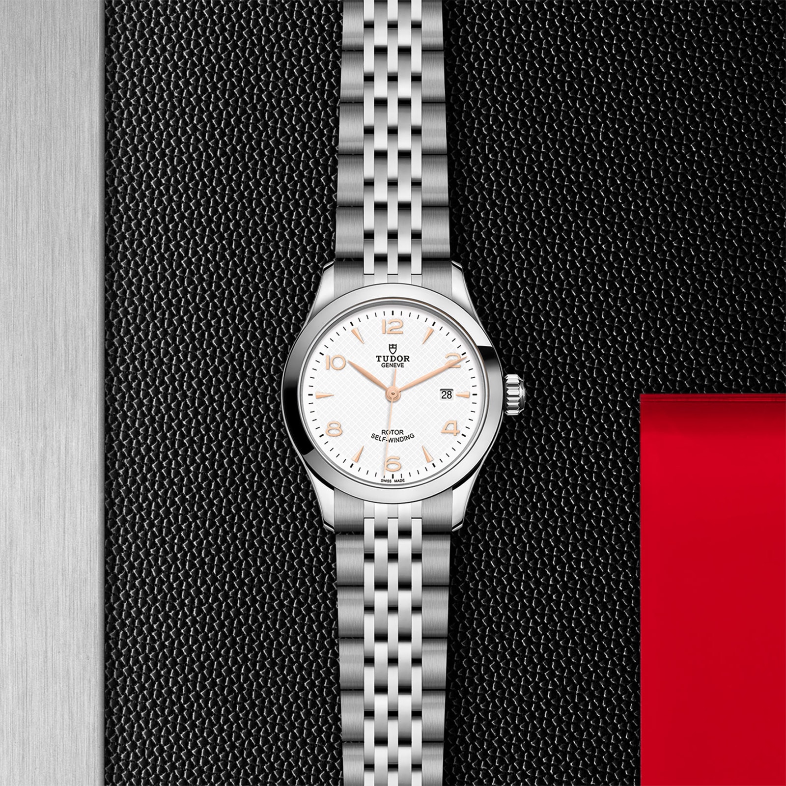Tudor 1926 M91350-0011 | 28mm Automatic Watch | White Dial Stainless Steel - Image 4