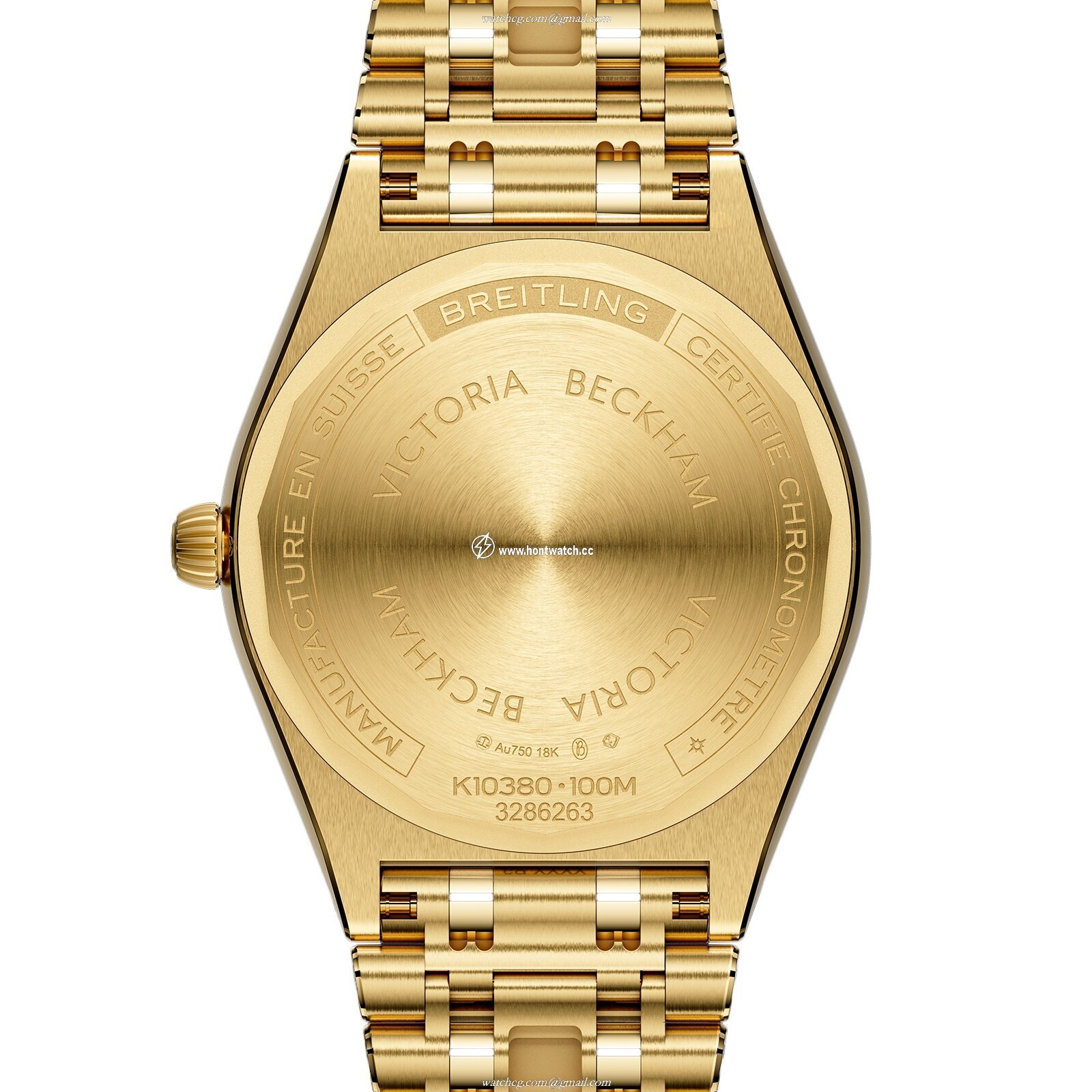 Breitling Chronomat 36mm Automatic - 18ct Yellow Gold Champagne Dial - Image 2