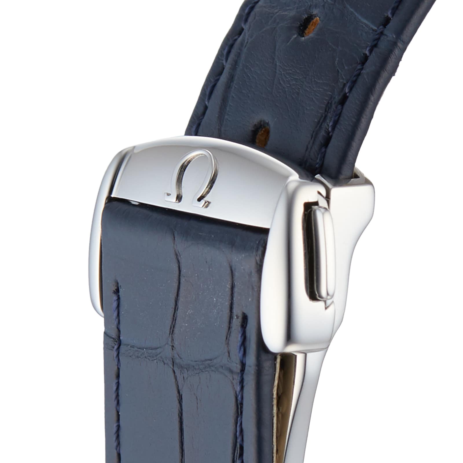 Pre-Owned Omega De Ville Automatic Blue Dial 42mm Steel Watch - Image 3