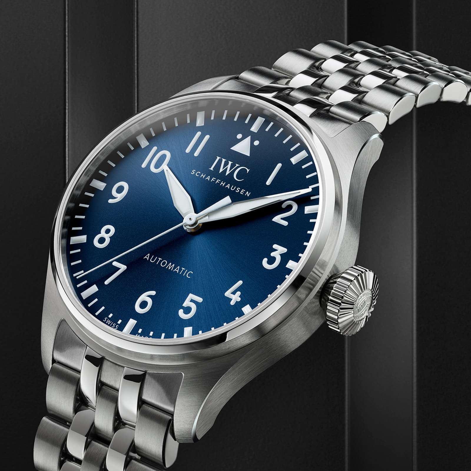 IWC Pilot IW329304 Automatic Watch | 43mm Stainless Steel | Blue Dial - Image 3
