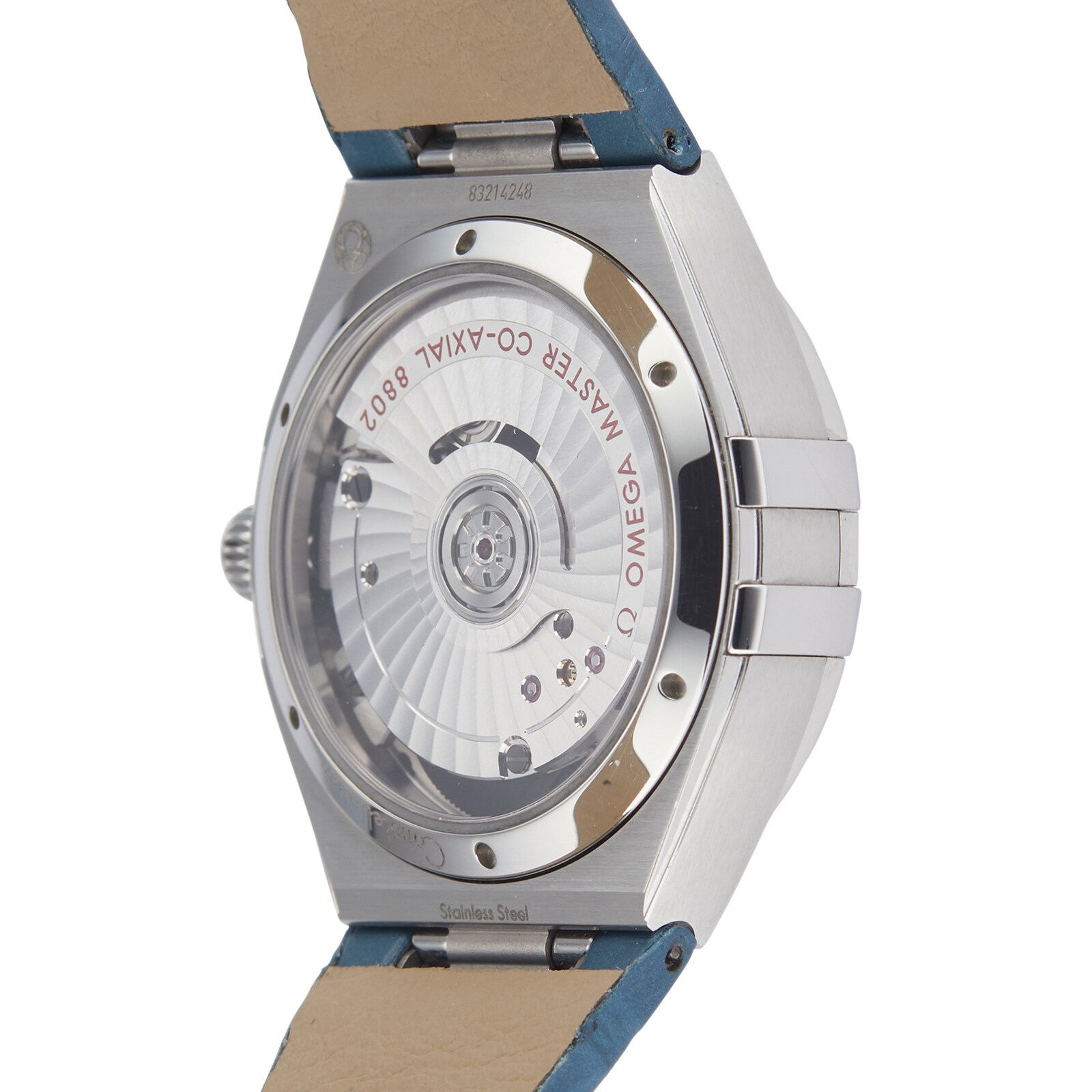 Omega Constellation 34mm Automatic Blue Dial Diamond Ladies Watch - Image 4