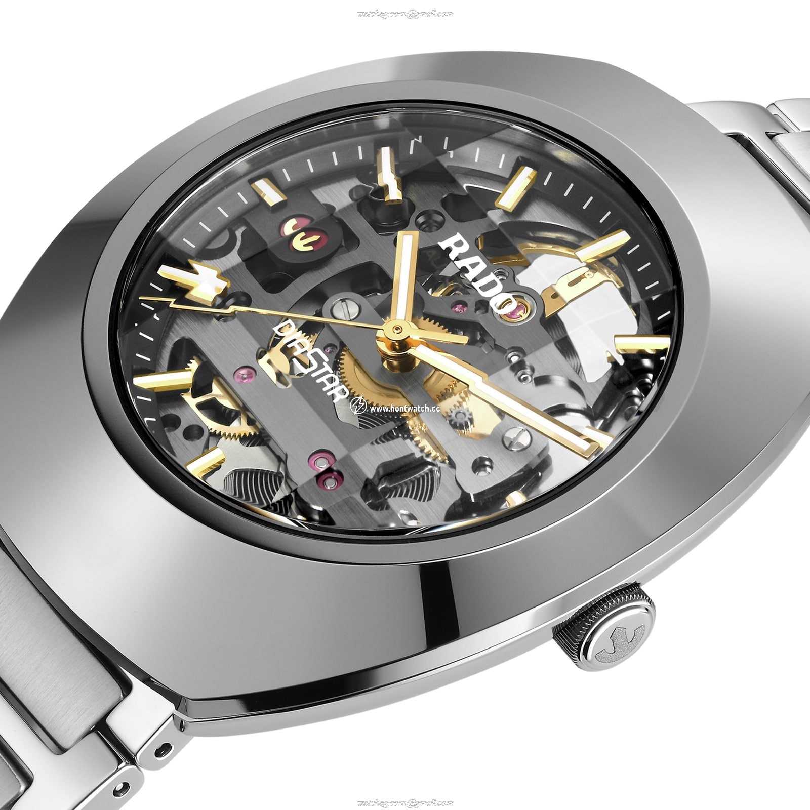 Rado DiaStar R12162153 Automatic Grey Watch - 38mm Stainless Steel - Image 2