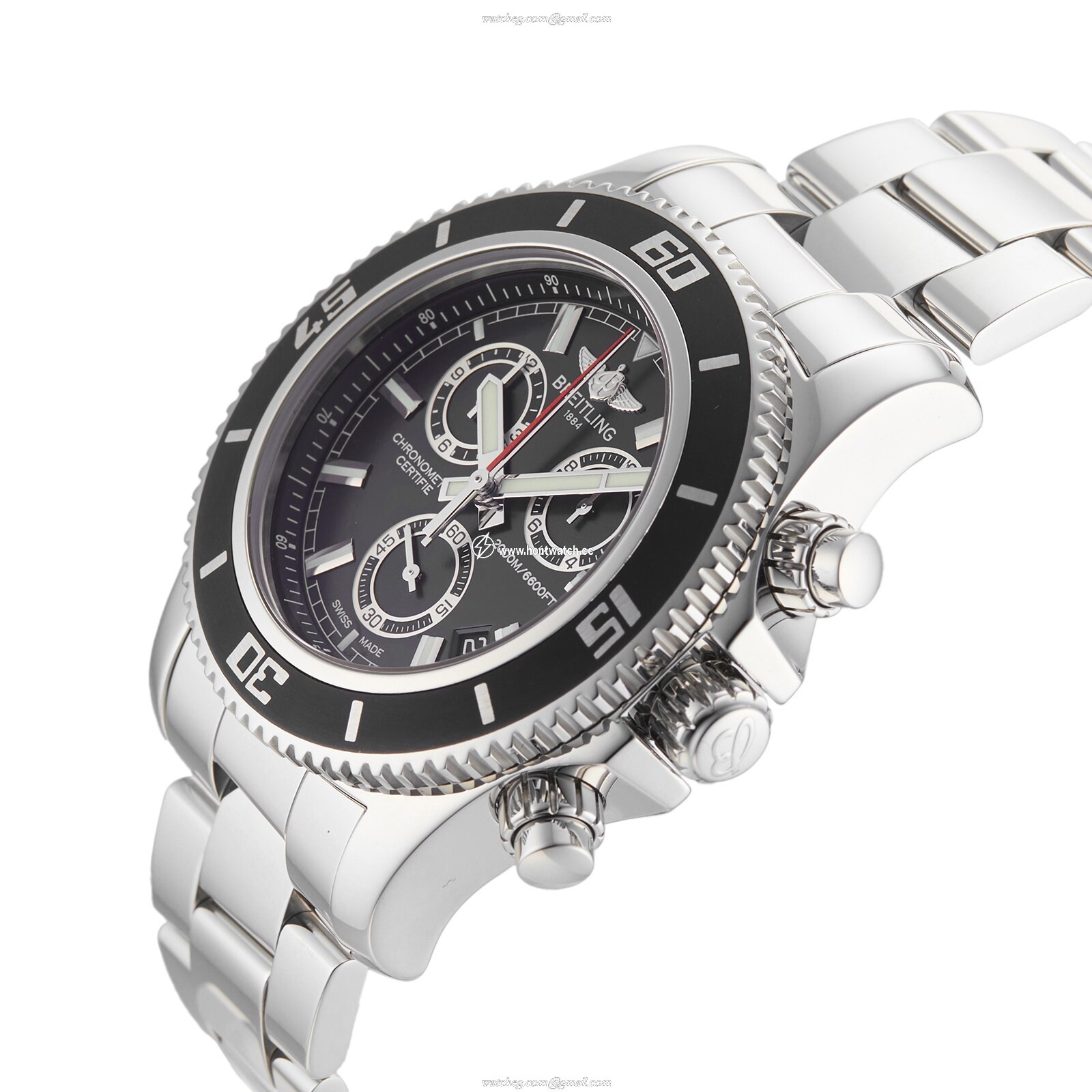 Breitling Superocean A73310A8/BB73 | 46mm Automatic Black Dial | Stainless Steel - Image 2