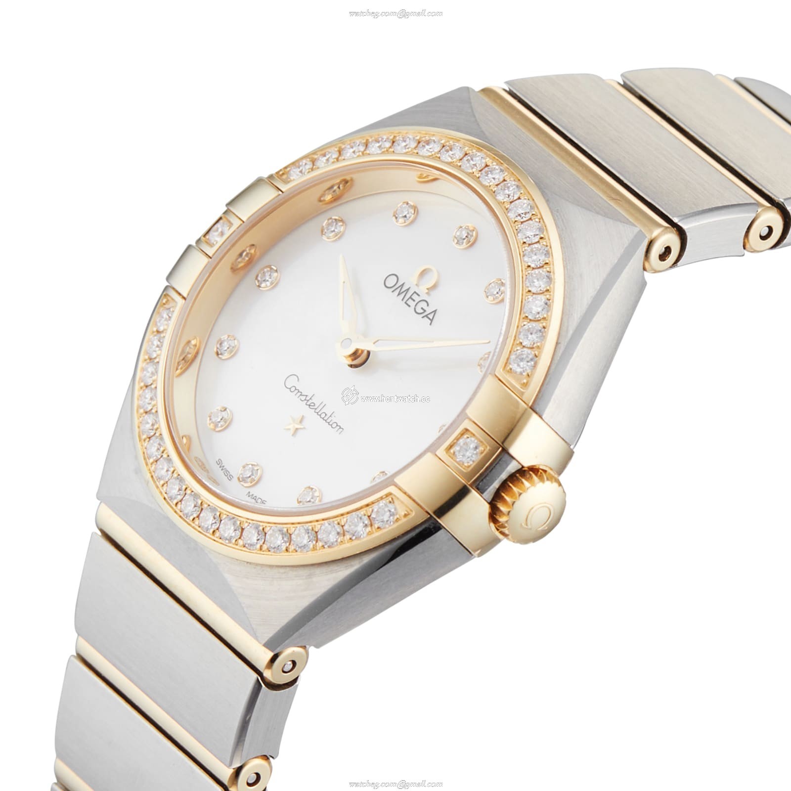 Omega Constellation 28mm Ladies Watch - Stainless Steel & Gold - Quartz - Image 2