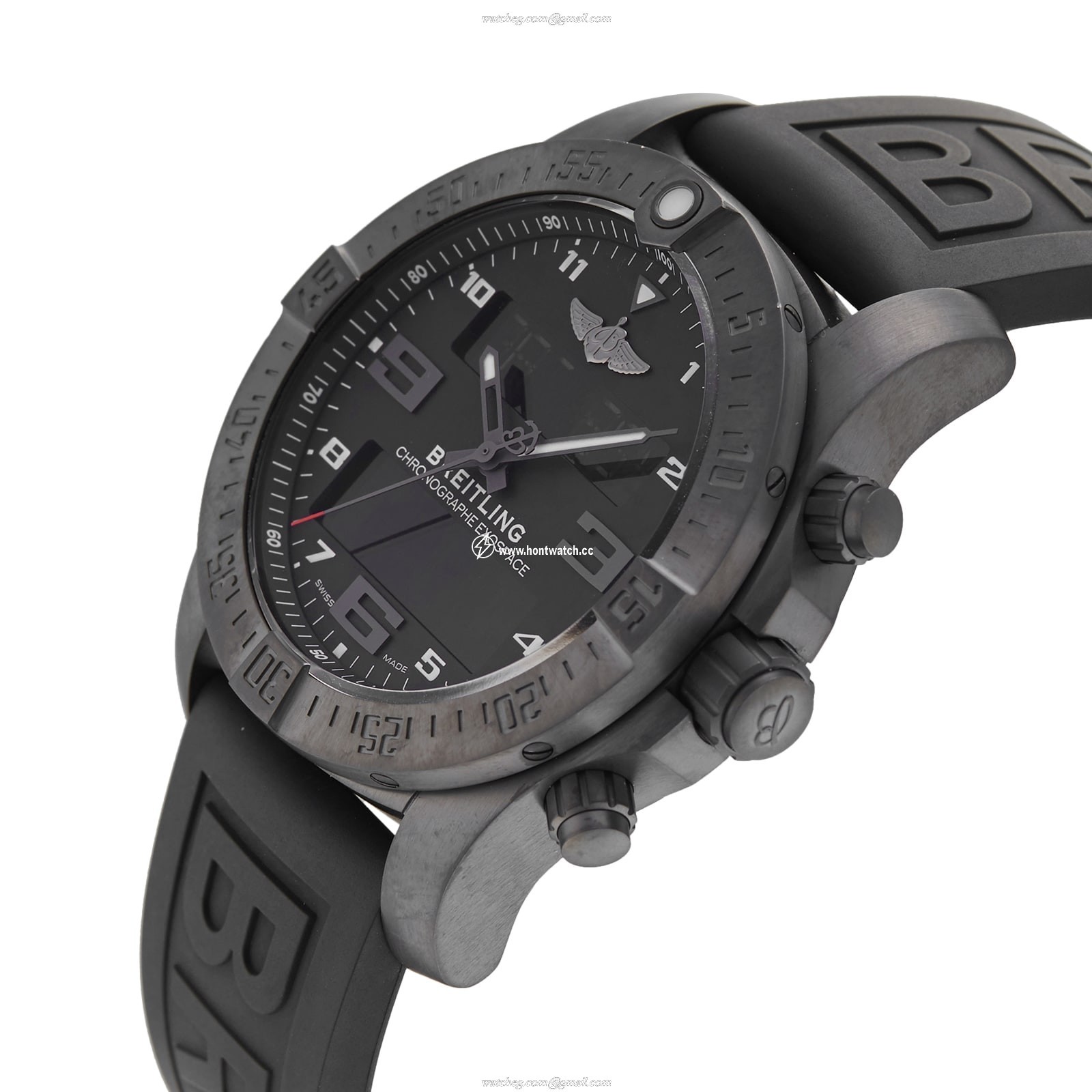 Breitling Professional VB5510H1 | 46mm DLC Titanium Quartz Watch - Black Dial - Image 2