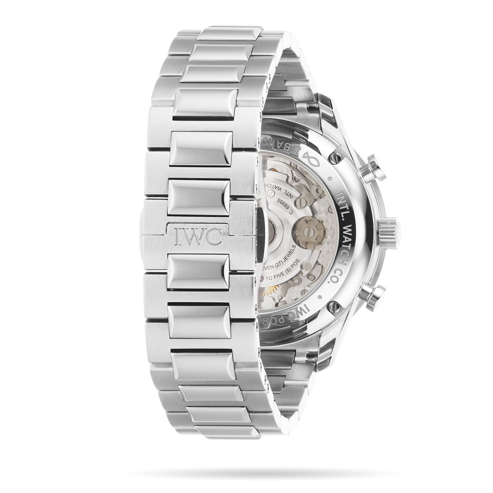IWC Portugieser IW371617 Automatic Chronograph - 41mm Stainless Steel - White Dial - Image 3