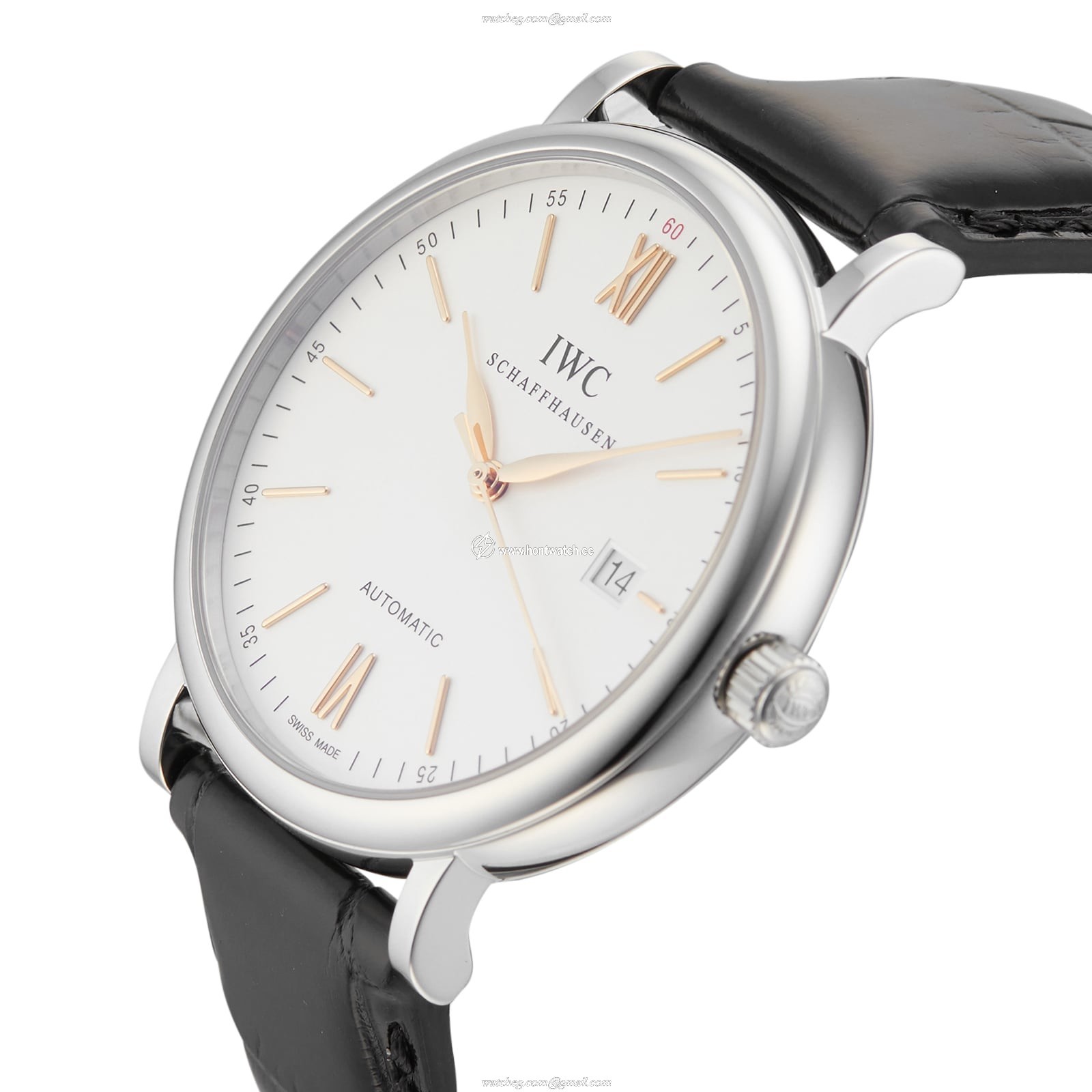 IWC Portofino IW356517 Automatic Watch - 40mm Stainless Steel & White Dial - Image 2
