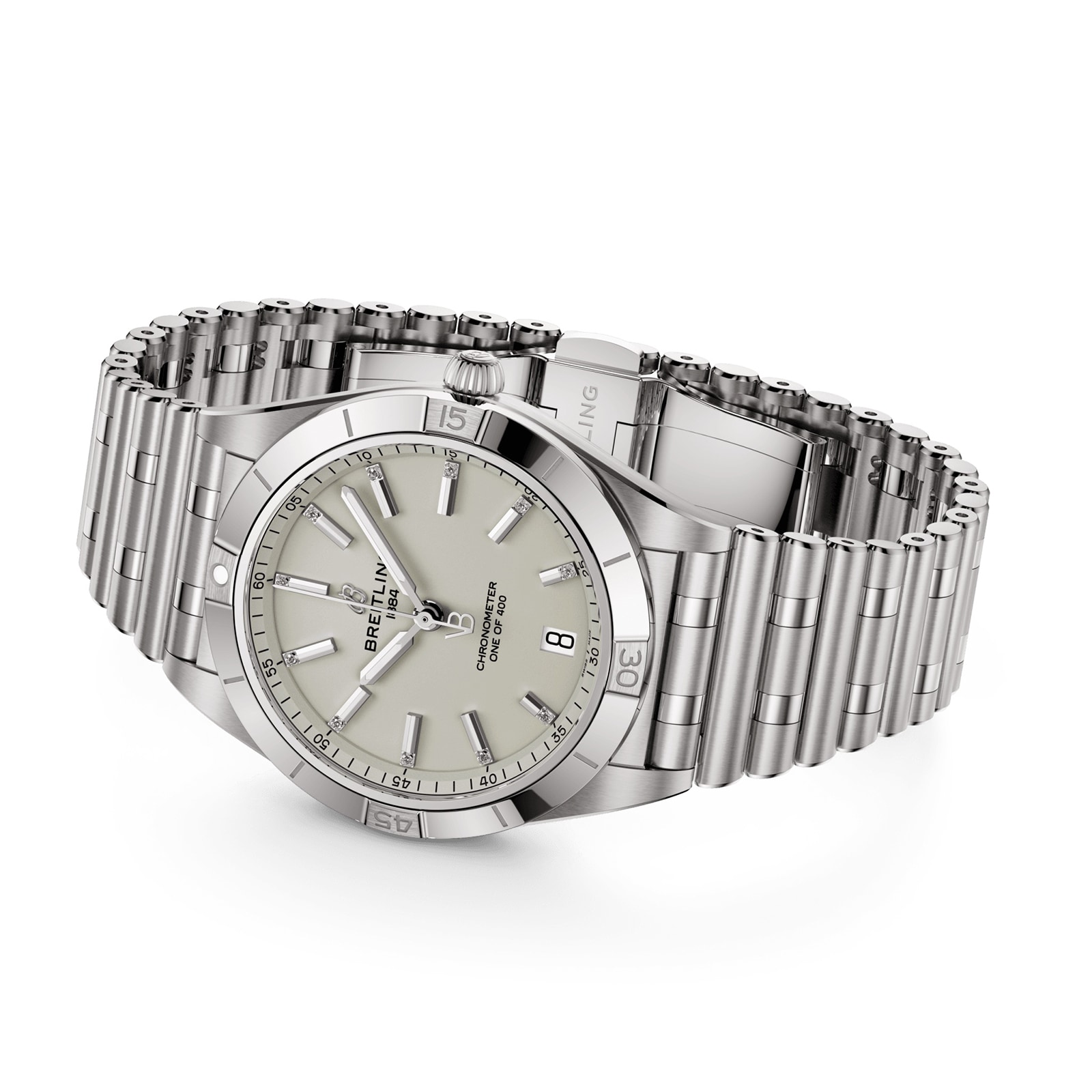 Breitling Chronomat A103801A1G1A1 | 36mm Automatic Grey Dial | Stainless Steel - Image 4