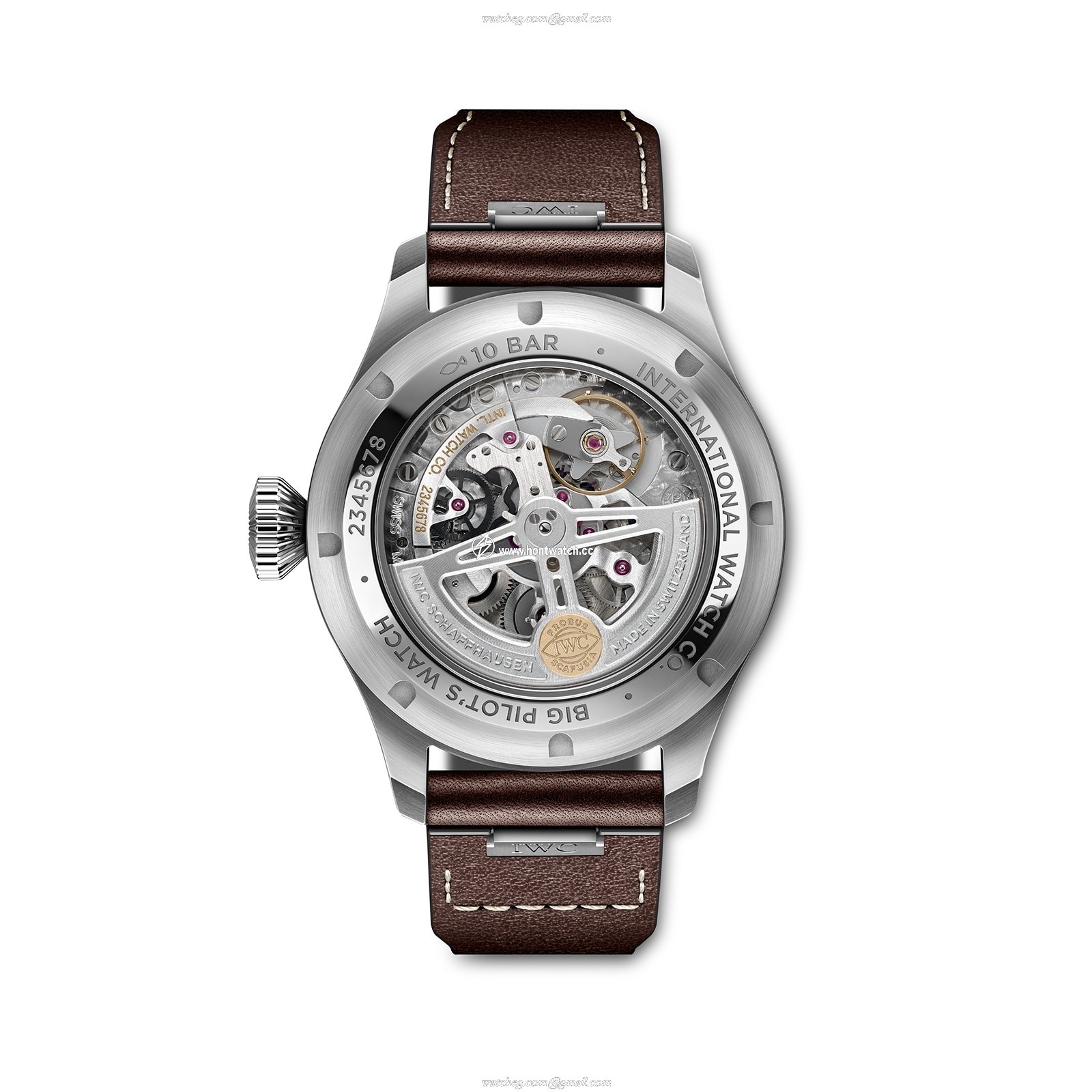 IWC Pilot IW329301 Automatic Watch - 43mm Stainless Steel & Black Dial - Image 2
