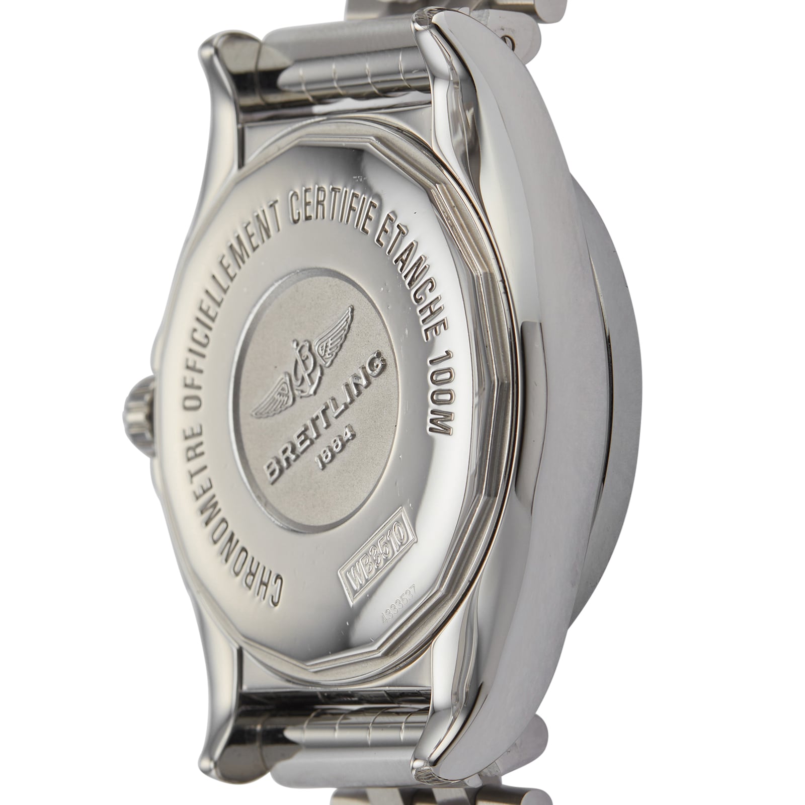 Breitling Galactic Automatic Watch - 43mm Stainless Steel Black Dial - Image 4