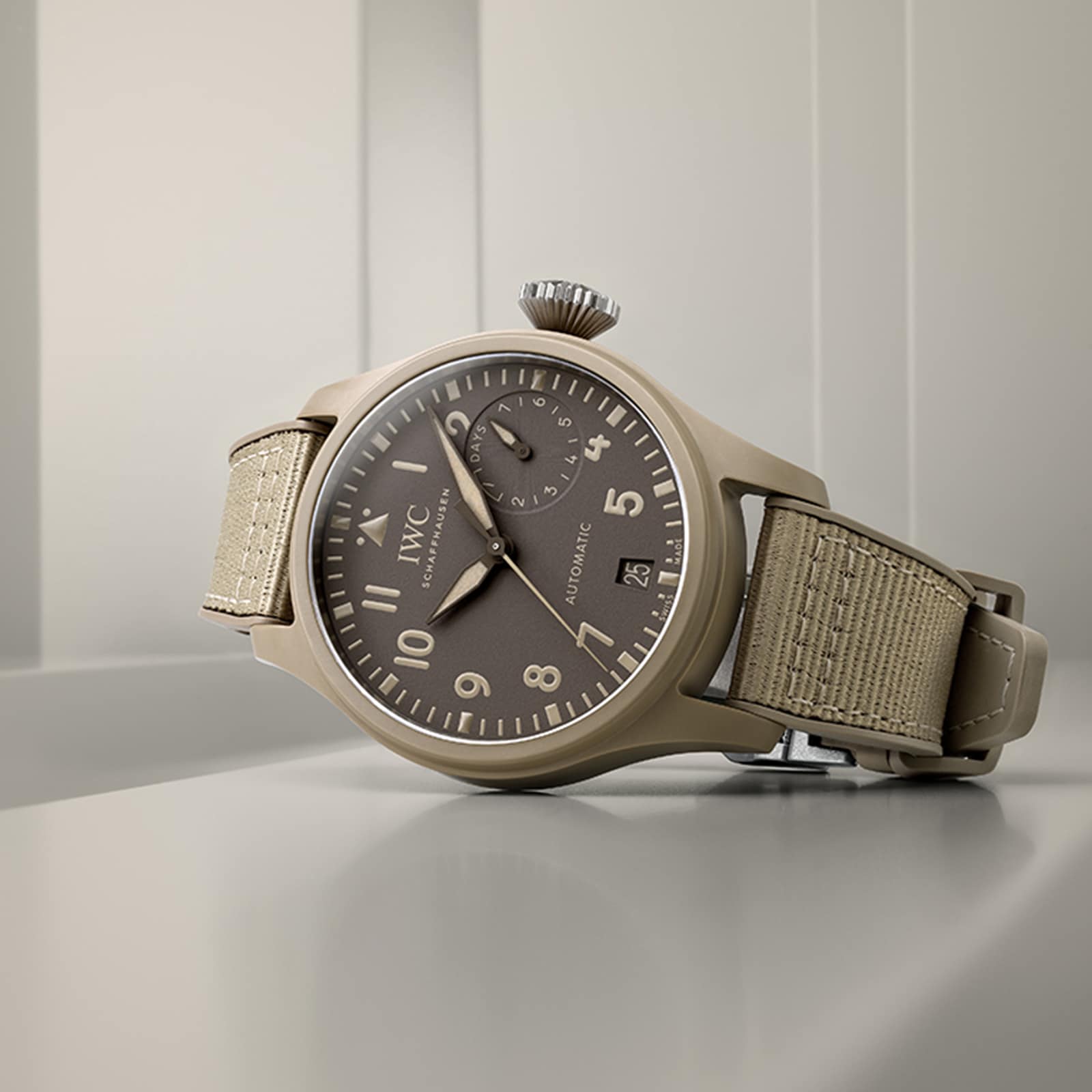 IWC Pilot IW506003 Automatic Watch - 46mm Ceramic Case & Beige Dial - Image 3