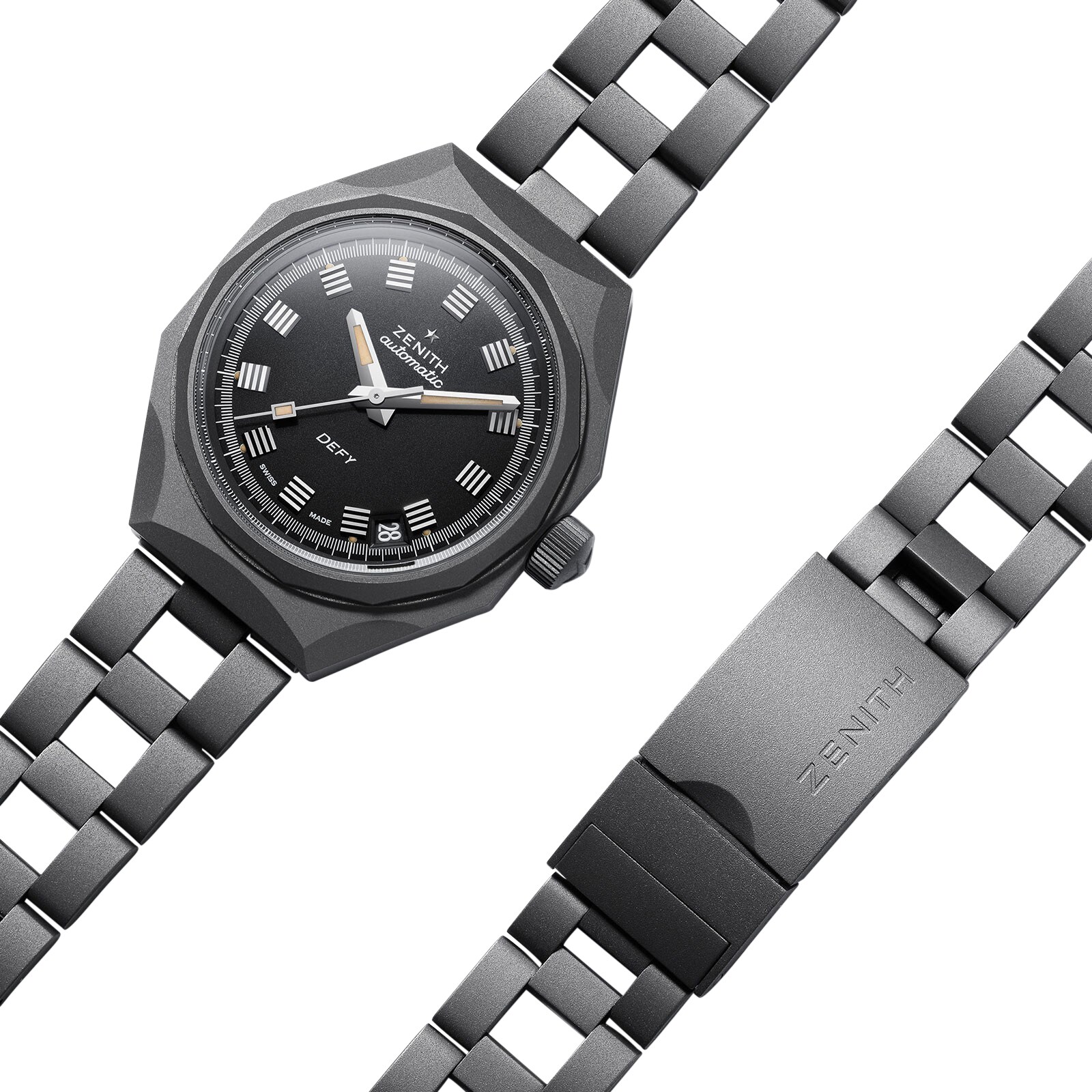 Zenith Defy Titanium Automatic Watch - 37mm Black Dial | 300M Water Resistant - Image 3
