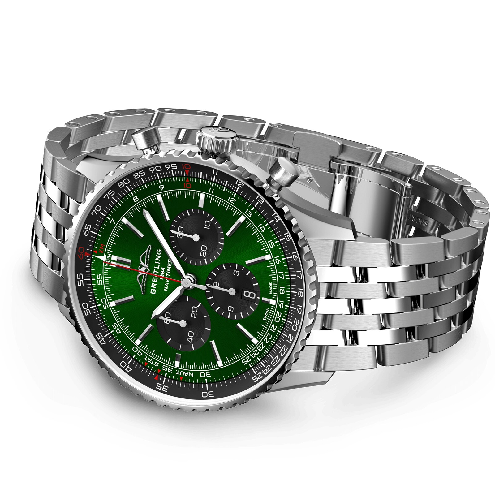Breitling Navitimer AB0137241L1A1 | 46mm Green Dial | Automatic Watch - Image 3