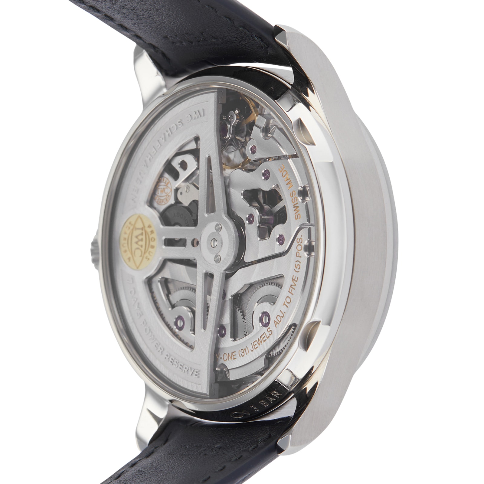 IWC Portugieser IW500705 Automatic Watch - 42mm Stainless Steel - Silver Dial - Image 4