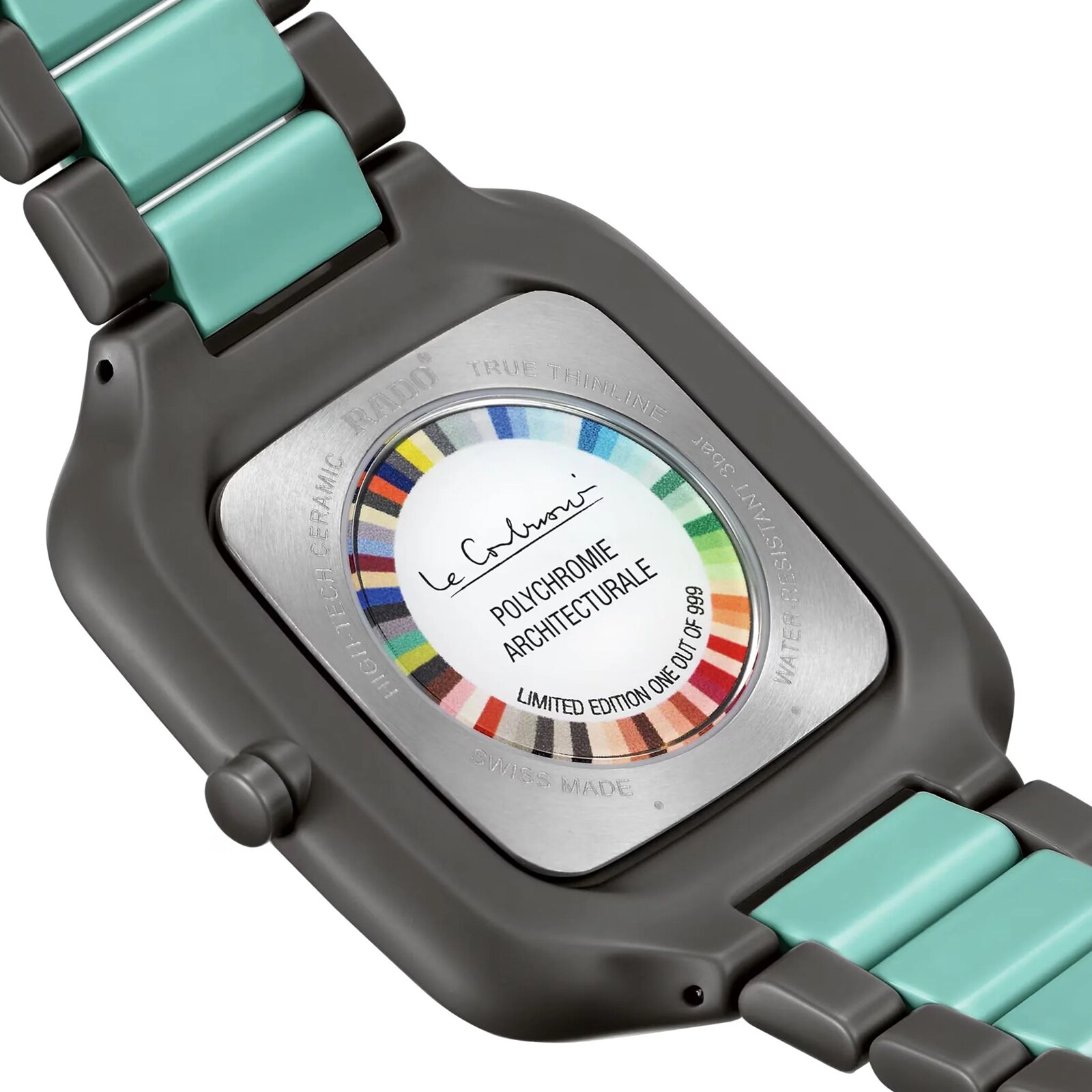 Rado True Square R27045162 | Ceramic Titanium Quartz Grey Watch | 37mm - Image 3