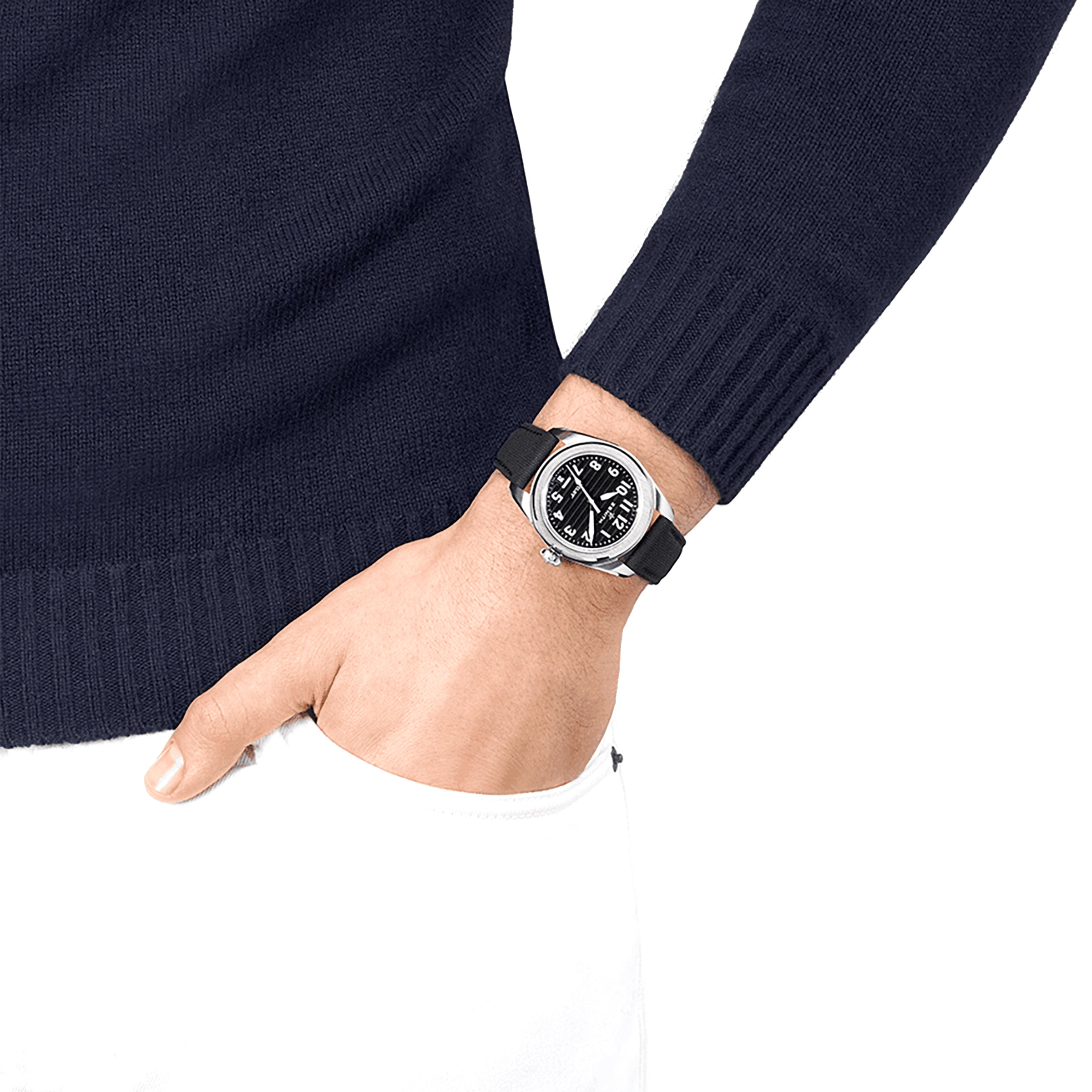 Zenith Pilot 40mm Automatic Black Dial Stainless Steel Replica Watch - Image 3