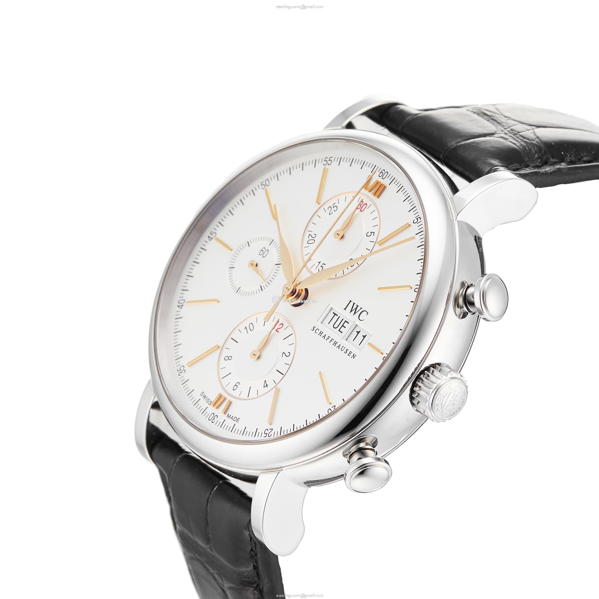 Pre-Owned IWC Portofino Automatic Watch - 42mm Stainless Steel & Silver Dial - Image 2